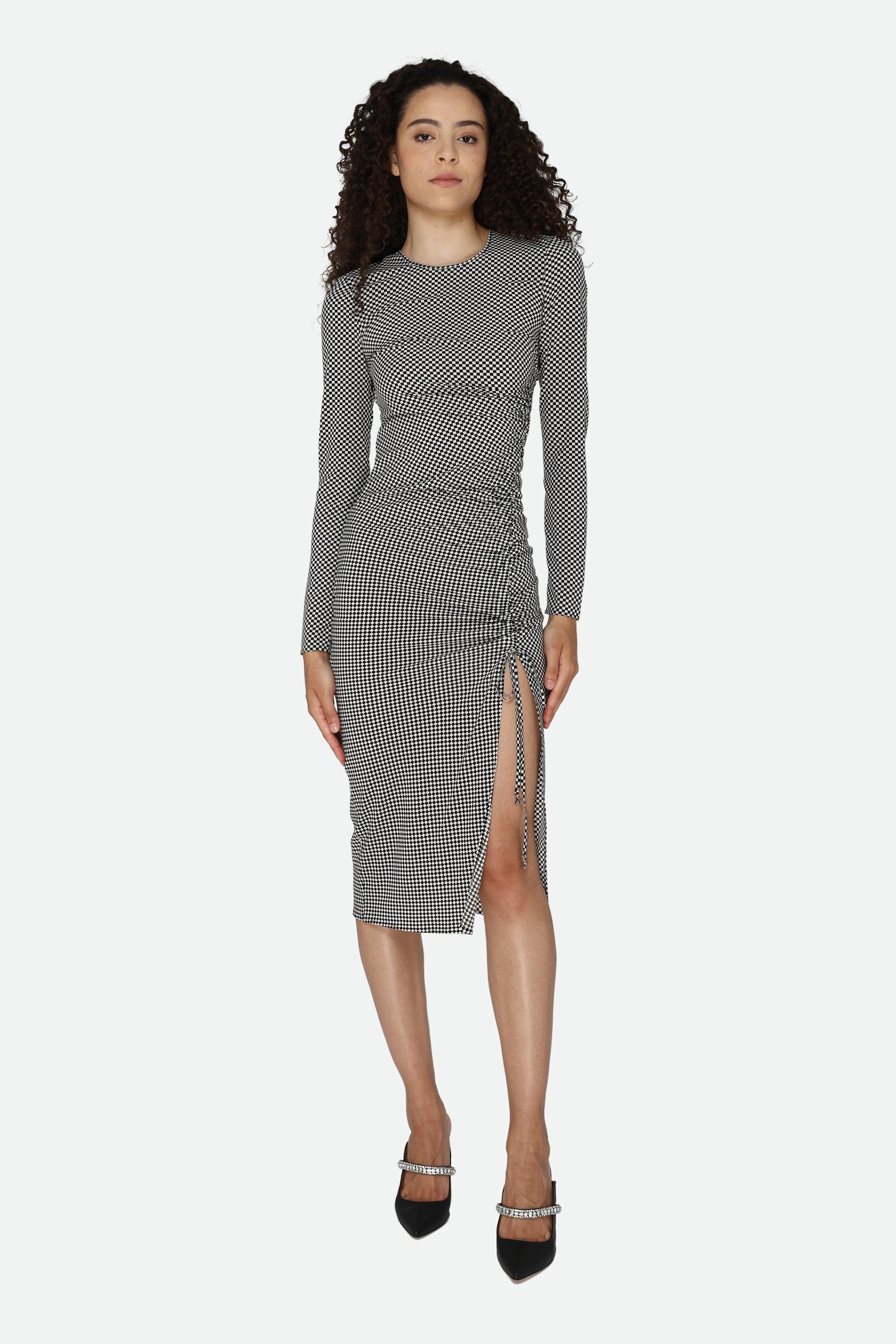Patrizia Pepe Bianco Black Dress