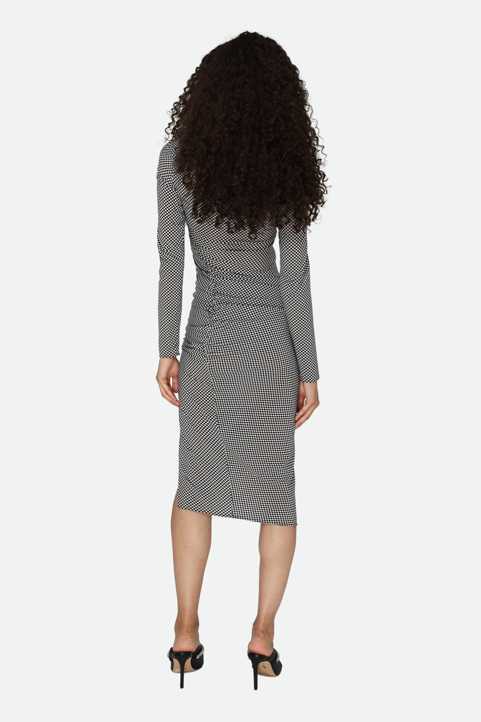 Patrizia Pepe Bianco Black Dress