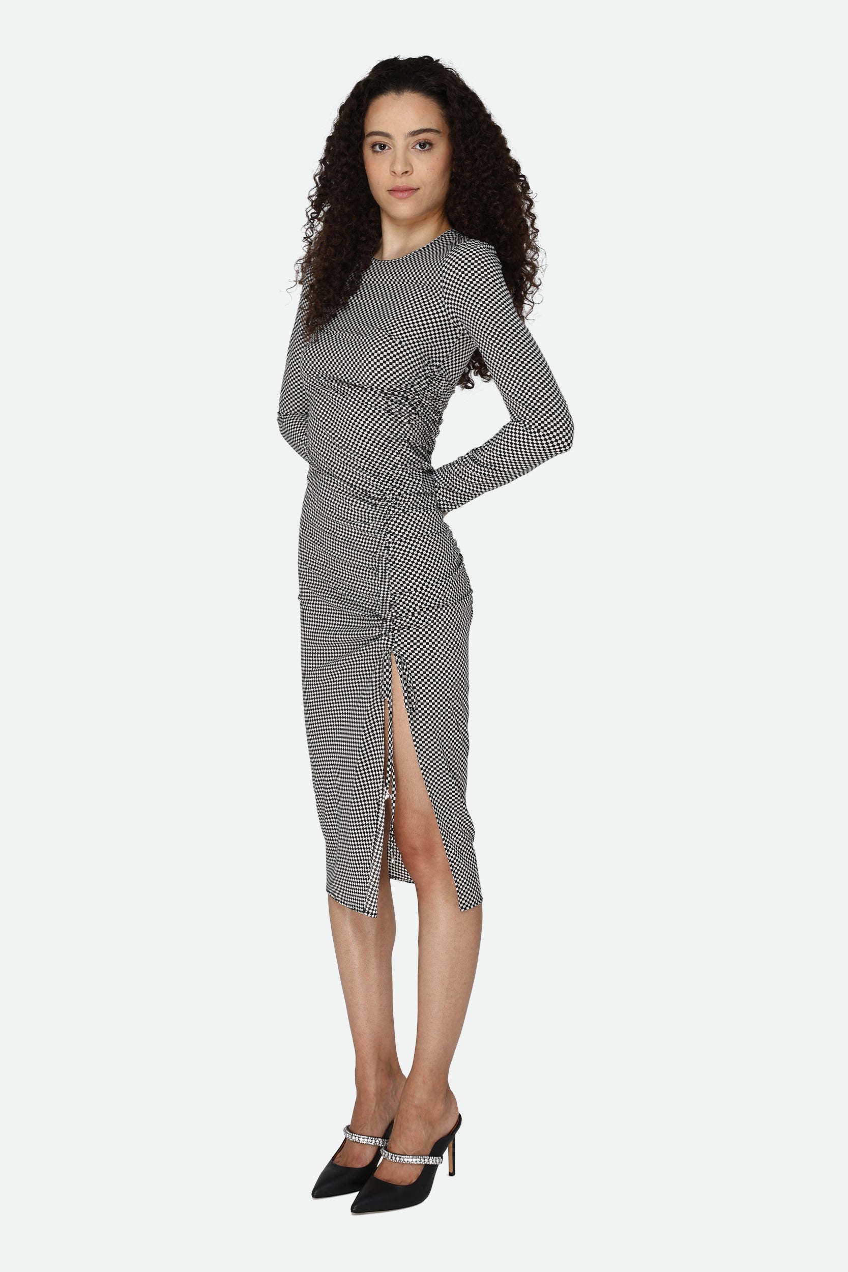 Patrizia Pepe Bianco Black Dress