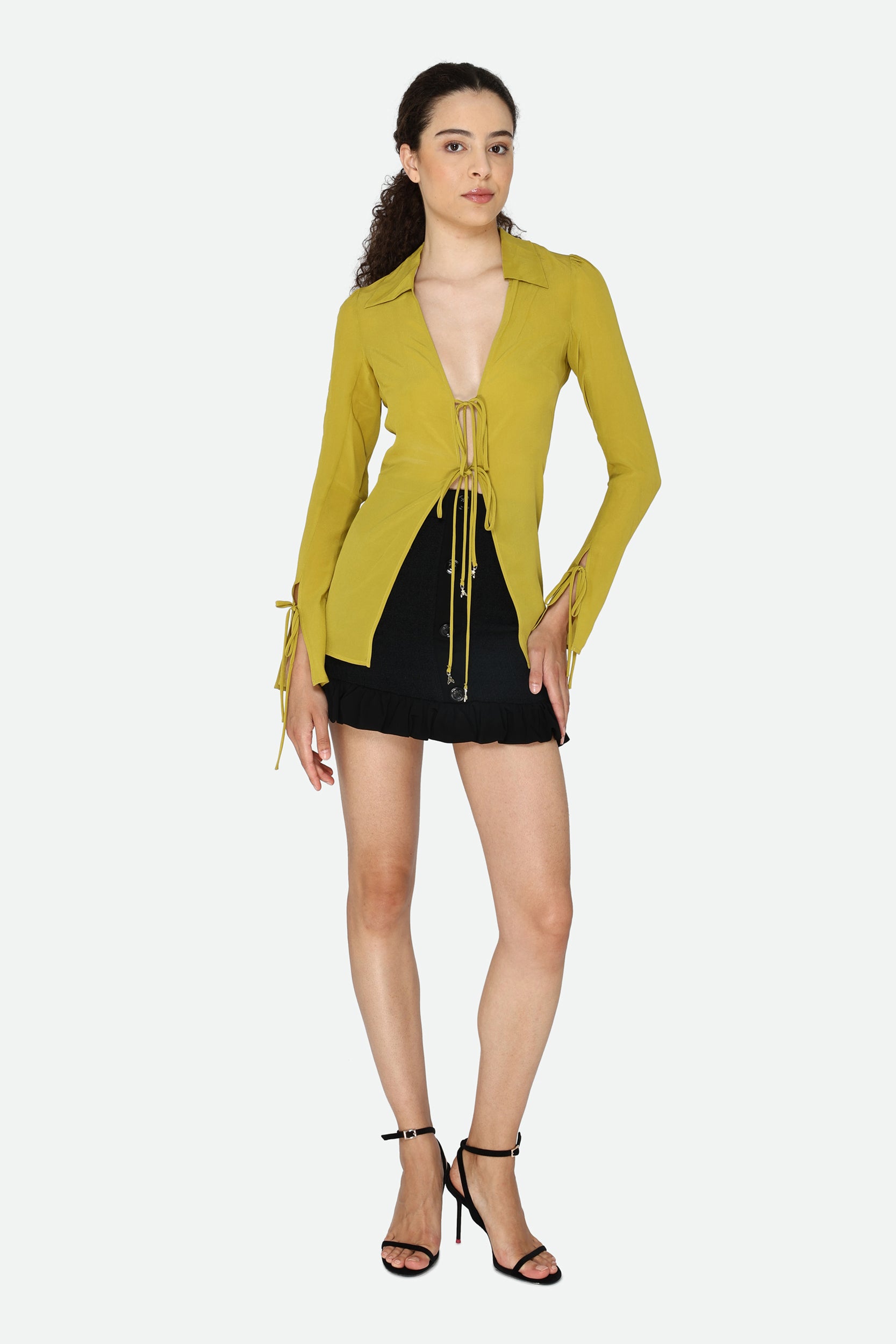 Patrizia Pepe Green Shirt