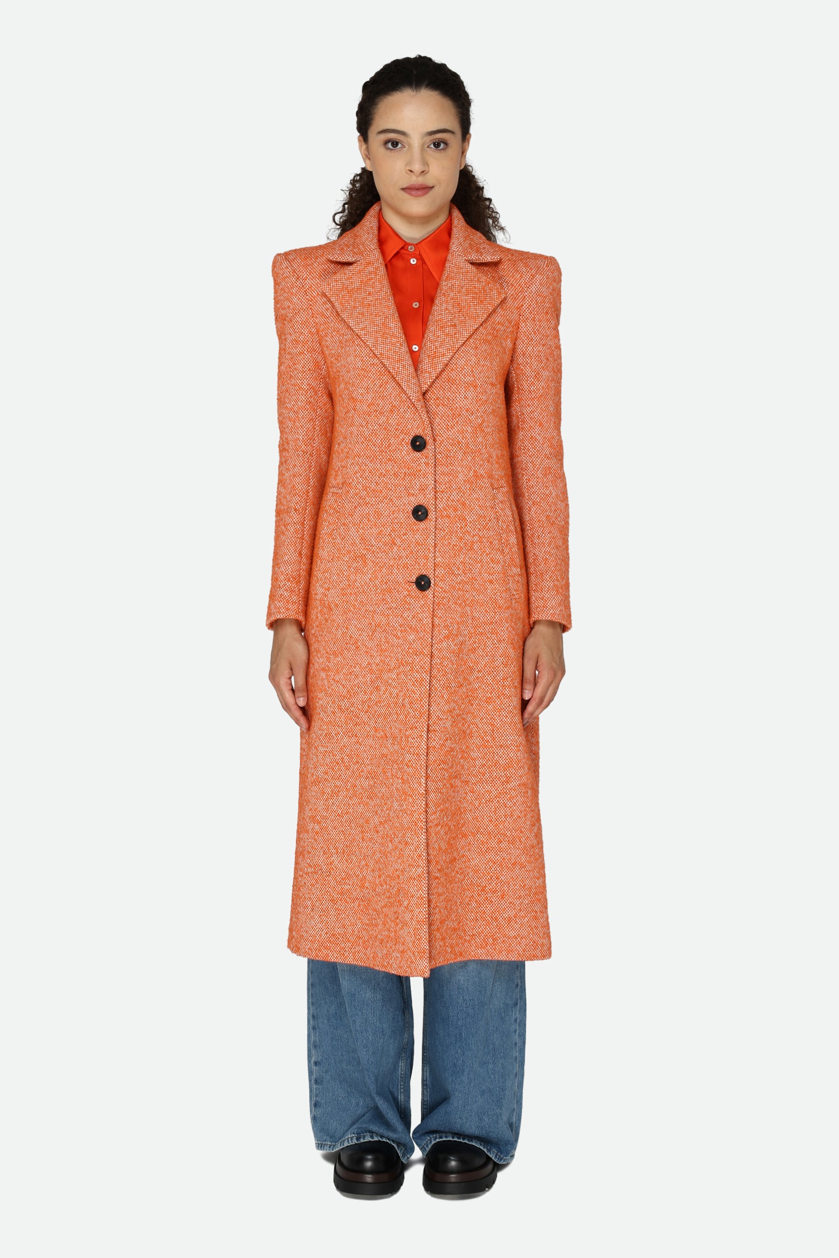 Patrizia Pepe Orange Coat
