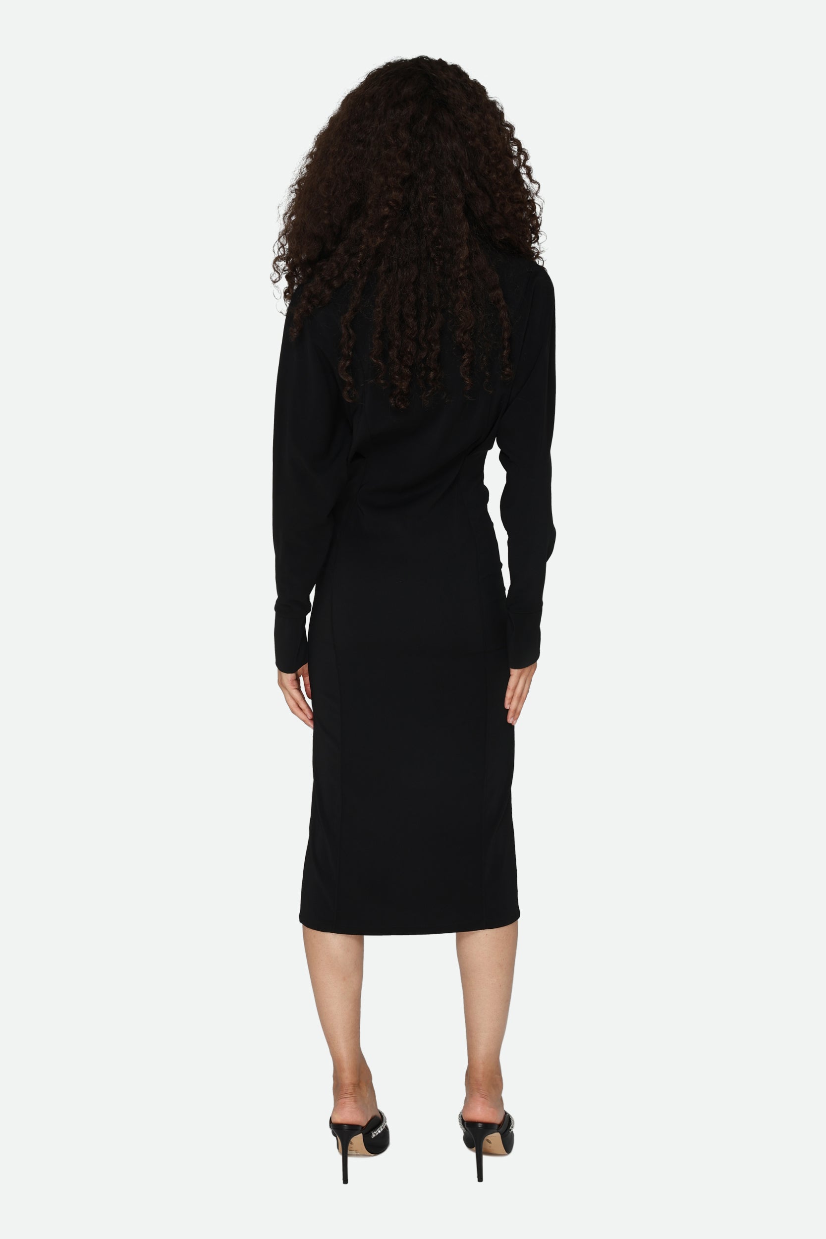 Patrizia Pepe Black Shirt Dress