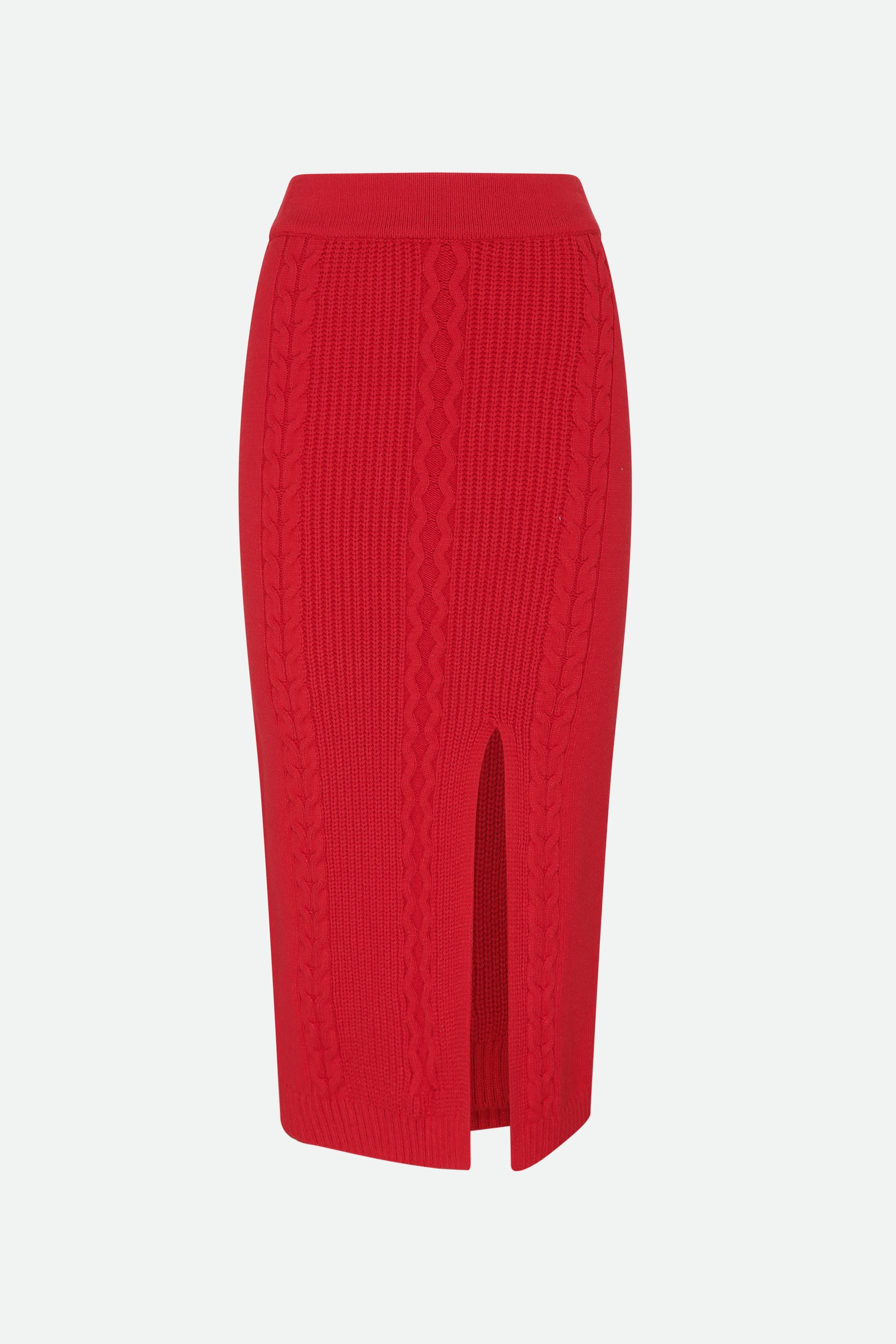 Patrizia Pepe Red Midi Skirt