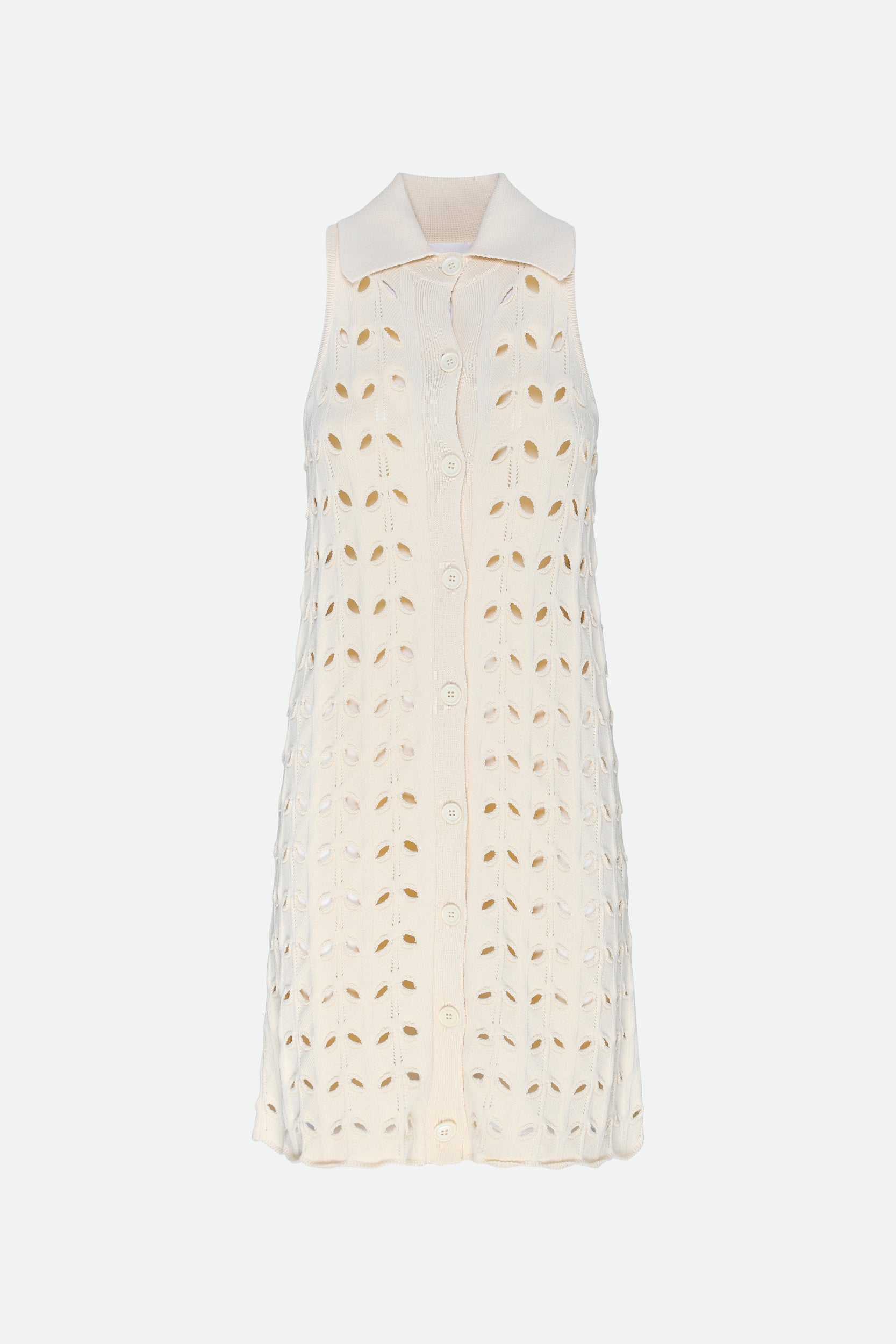 Sportmax Abito in Maglia Panna
