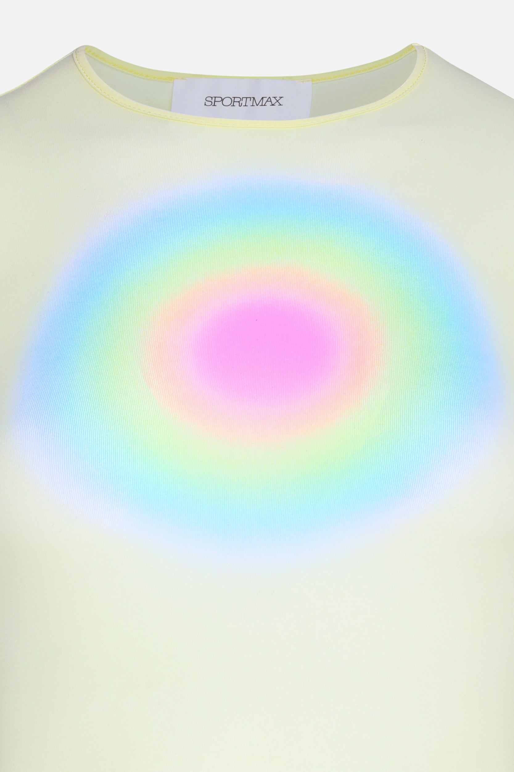 Sportmax Maglia con Stampa Gialla