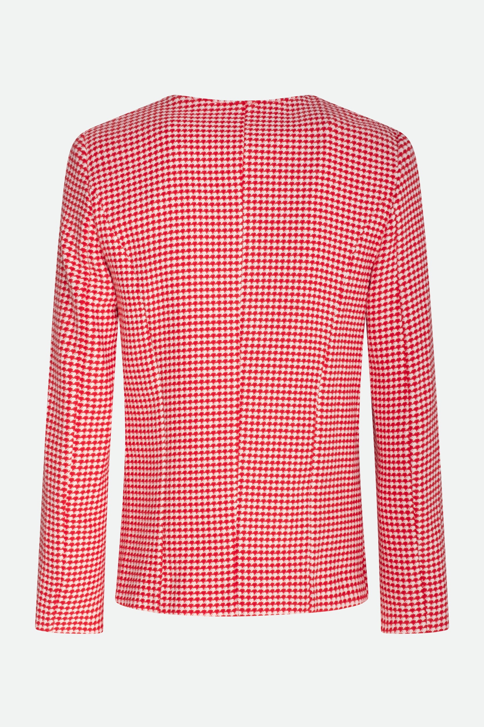 Emme By Marella Checked Blazer Red and Bianco