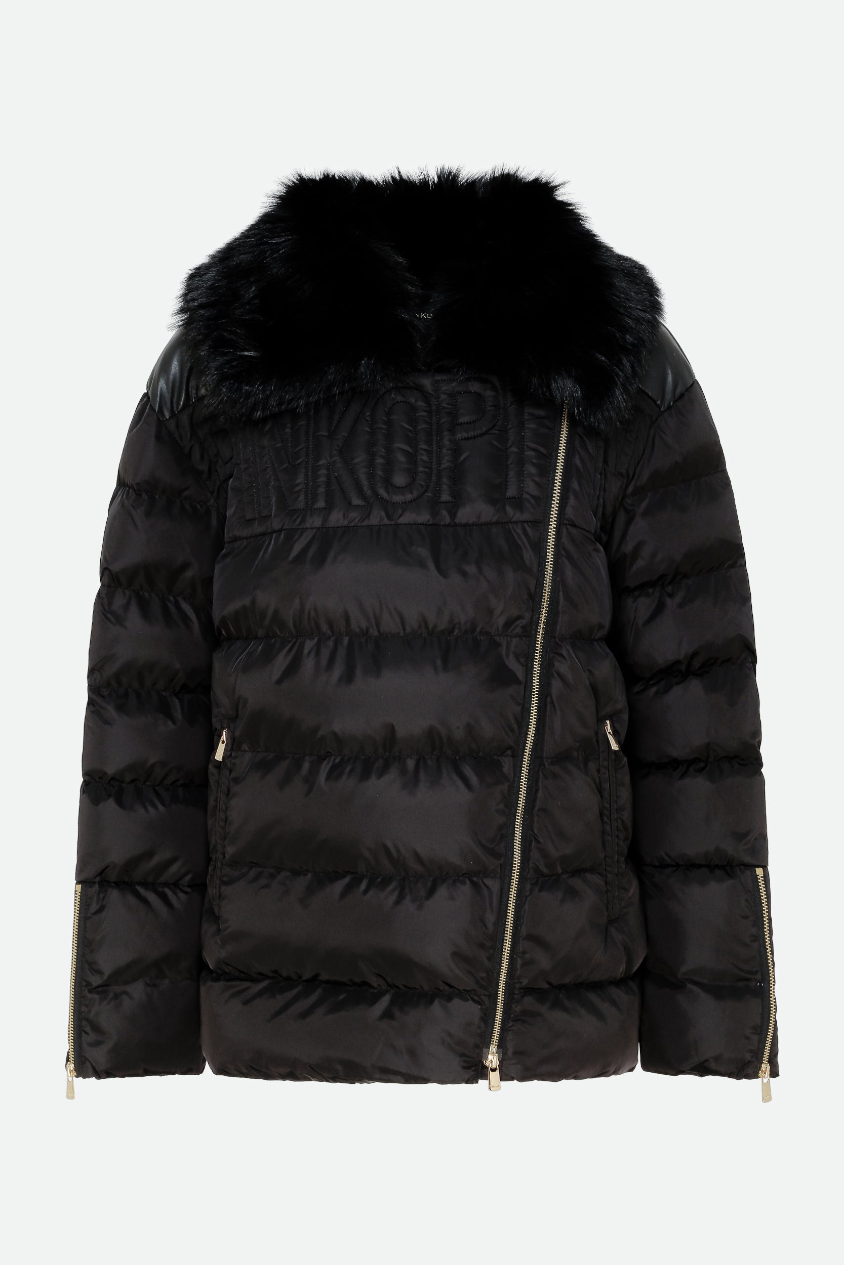 Pinko Black Down Jacket