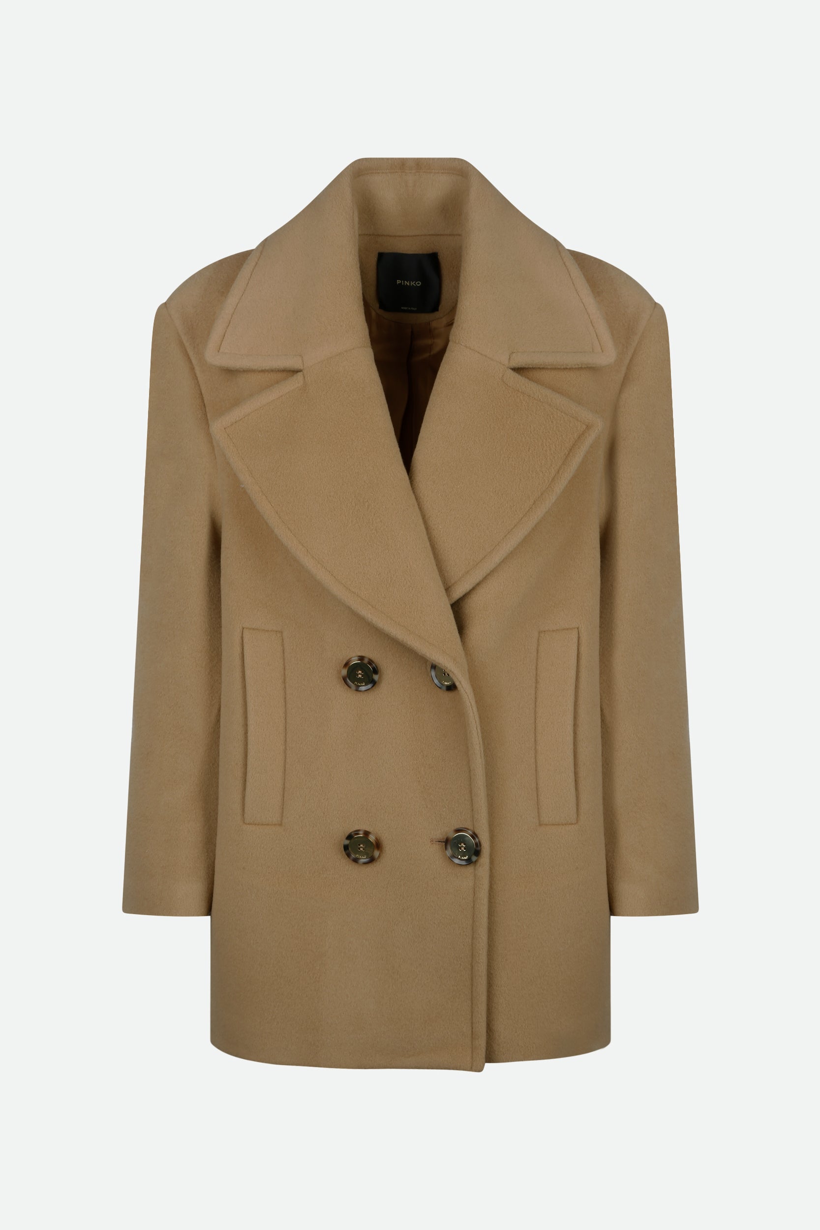 Pinko Brown Coat Loverlock - Main Image