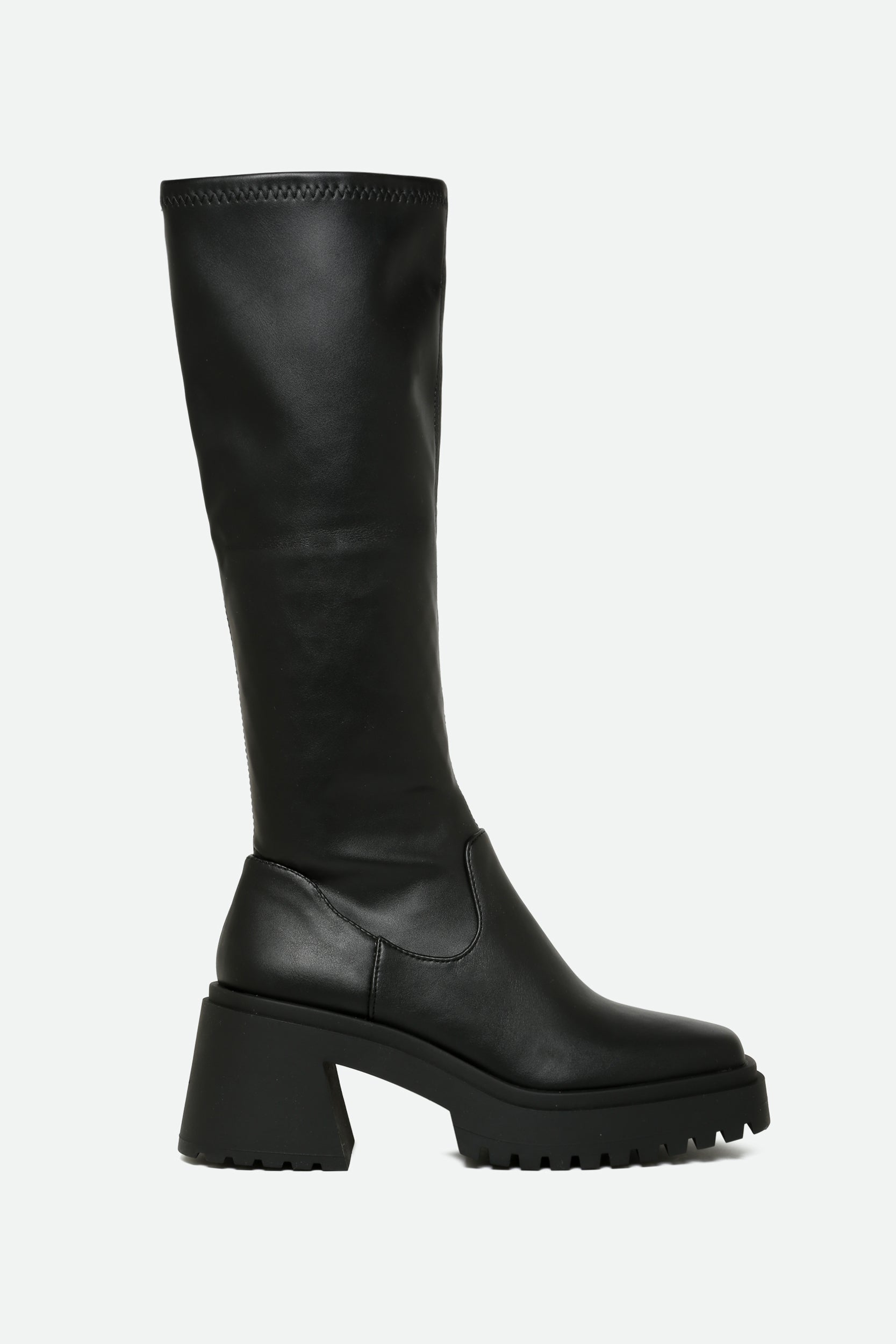 Steve Madden Stivale Alto Nero Frontier Loverlock