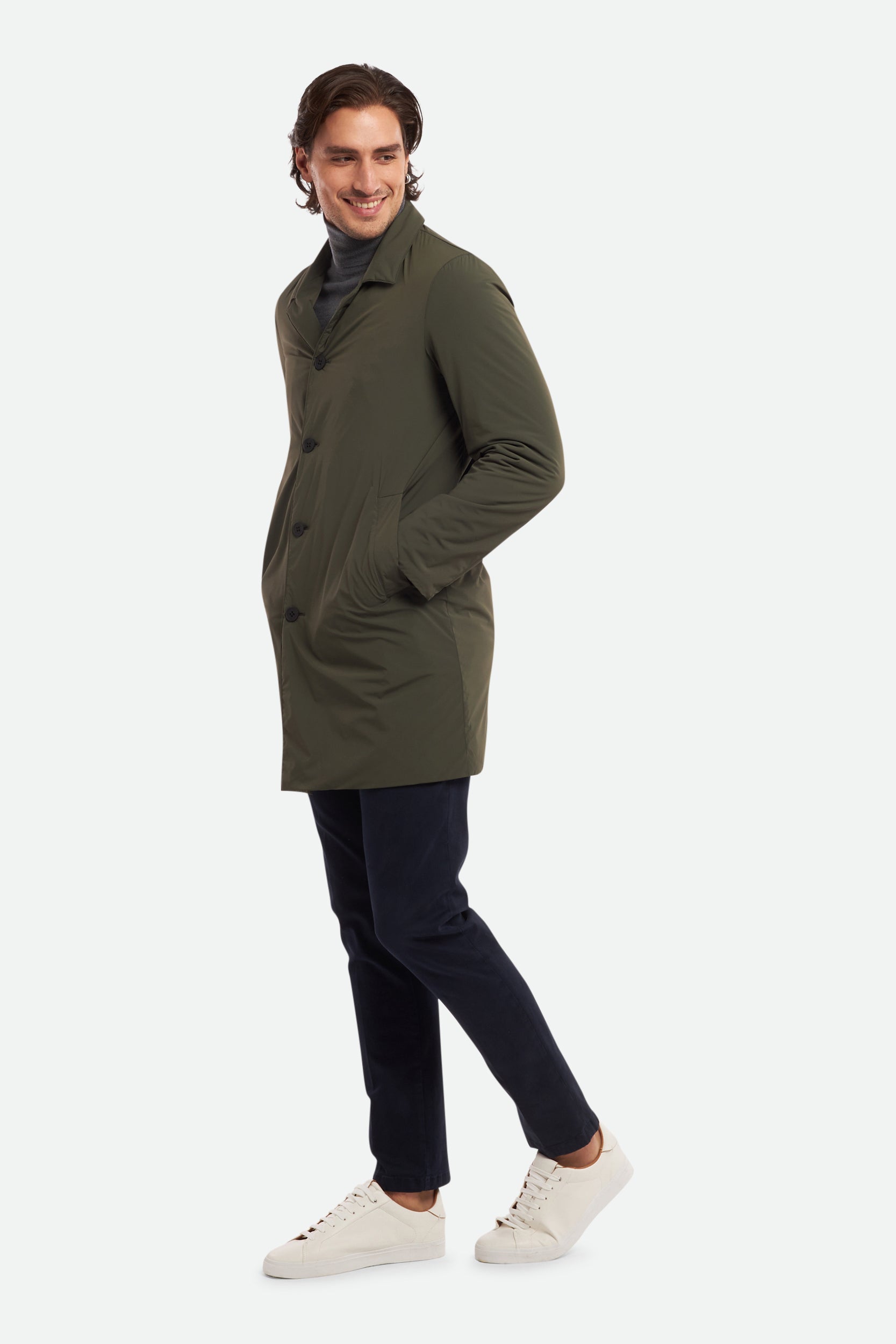 EXAMPLE
Esemplare single-breasted trench coat