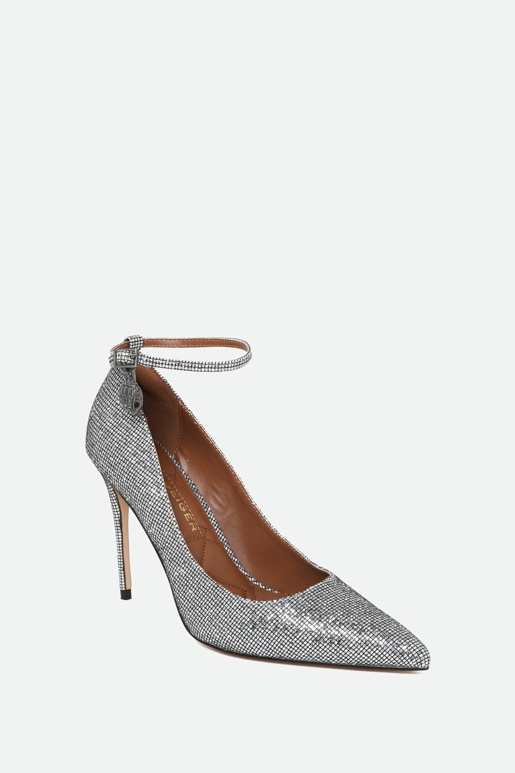 Kurt Geiger Decollétté Crystal Argento