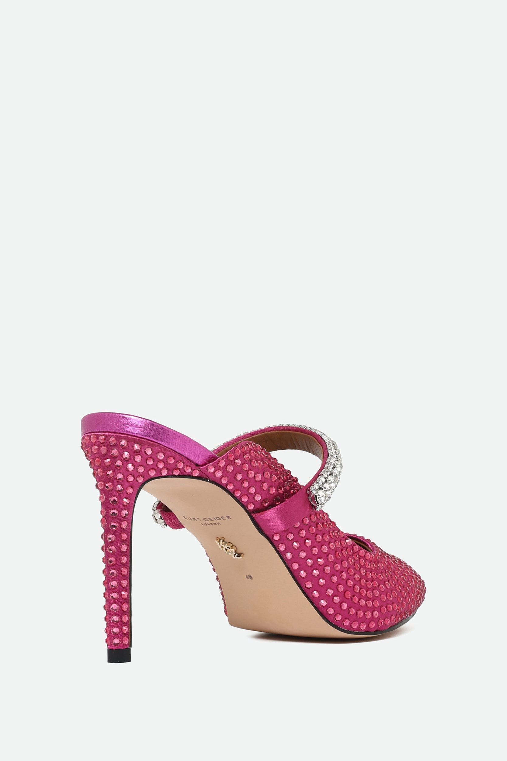 Kurt Geiger Sabot Crystal Fuchsia