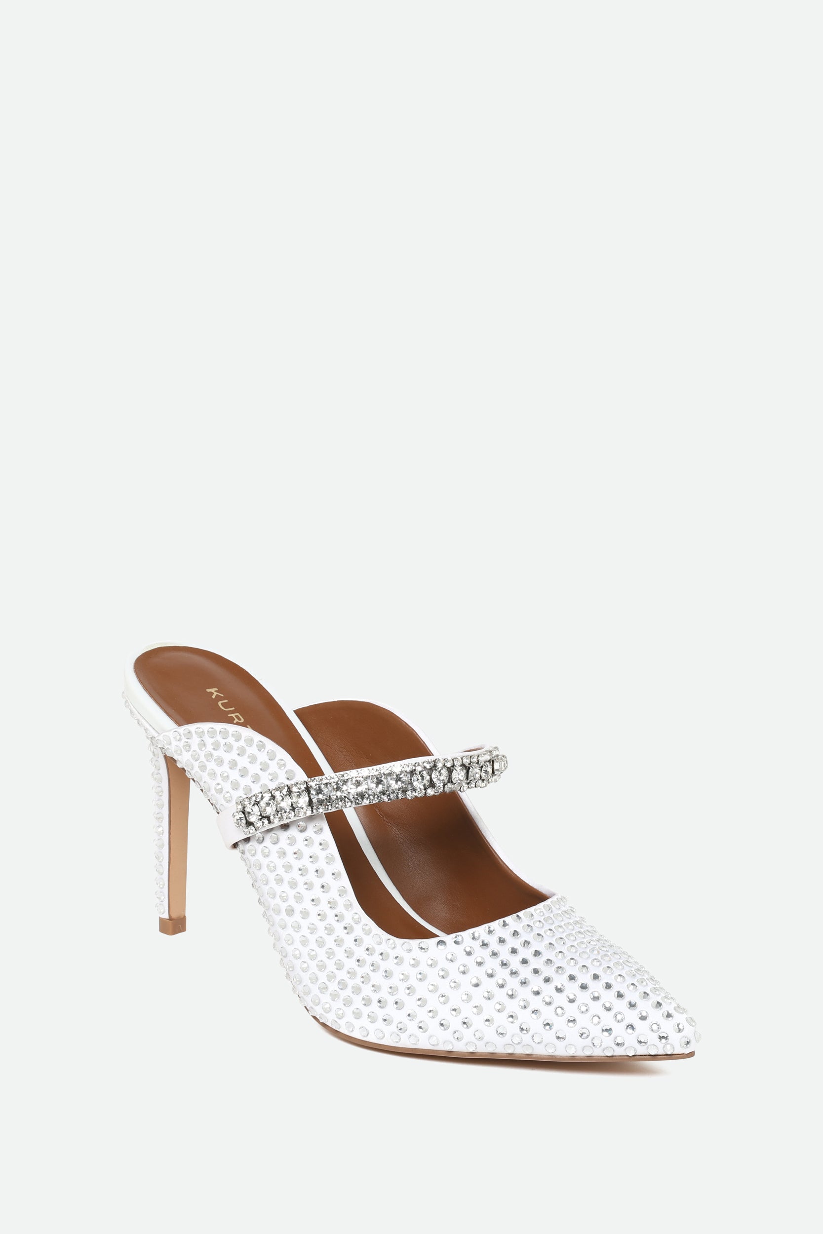 Kurt Geiger Sabot Crystal White