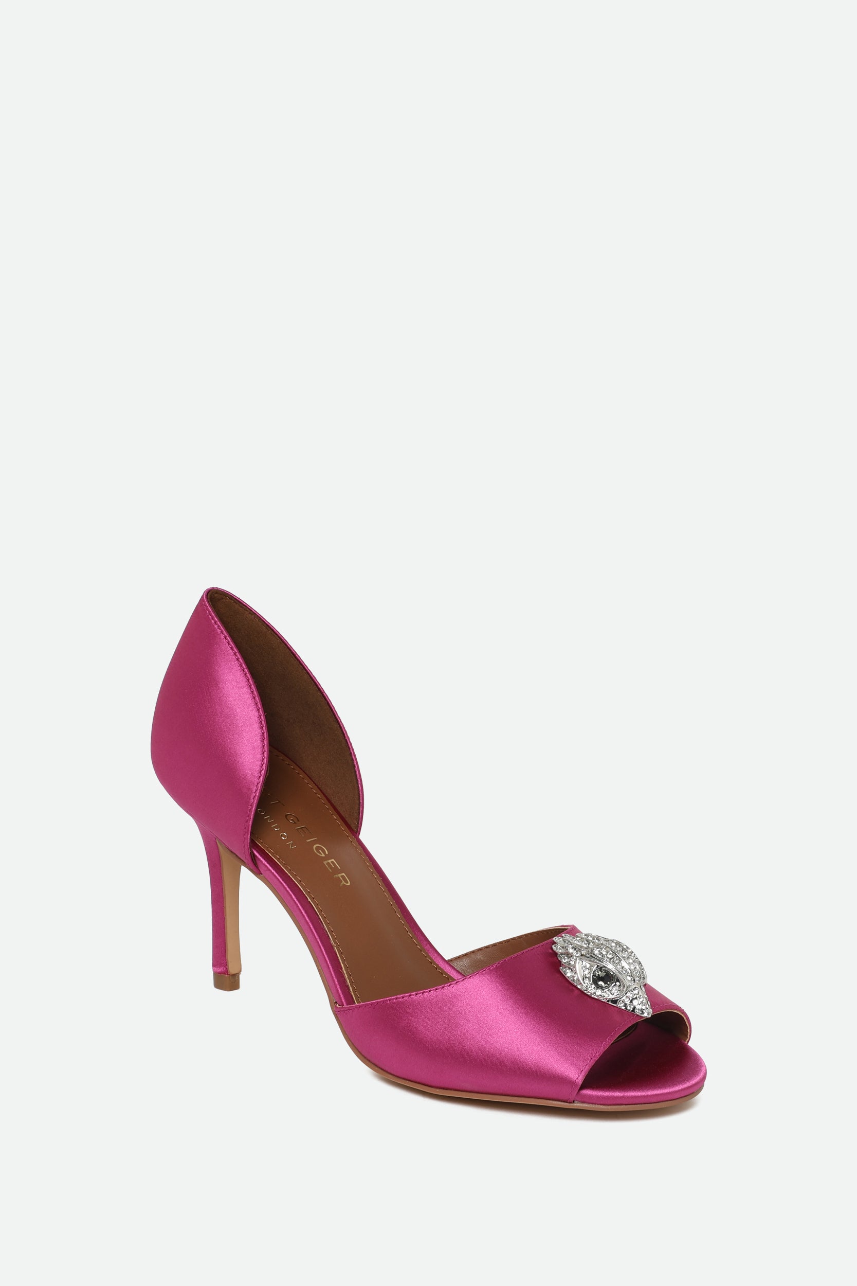 Kurt Geiger Fuchsia Leather Sandal