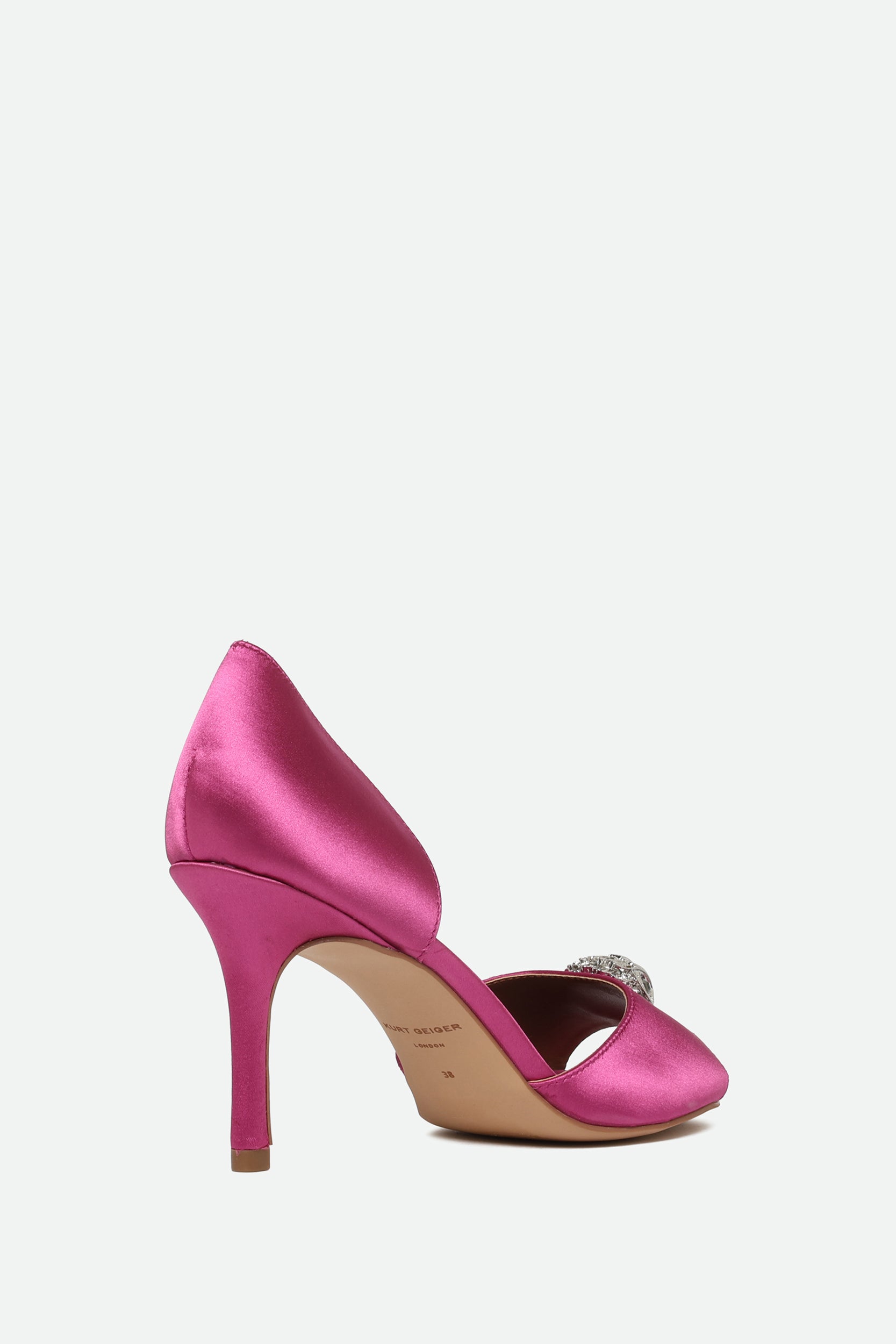 Kurt Geiger Fuchsia Leather Sandal