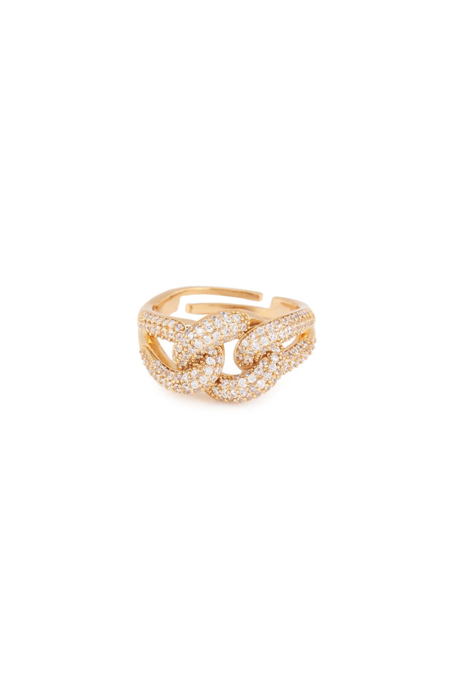 MELUSINA BIJOUX Gold Chain Ring