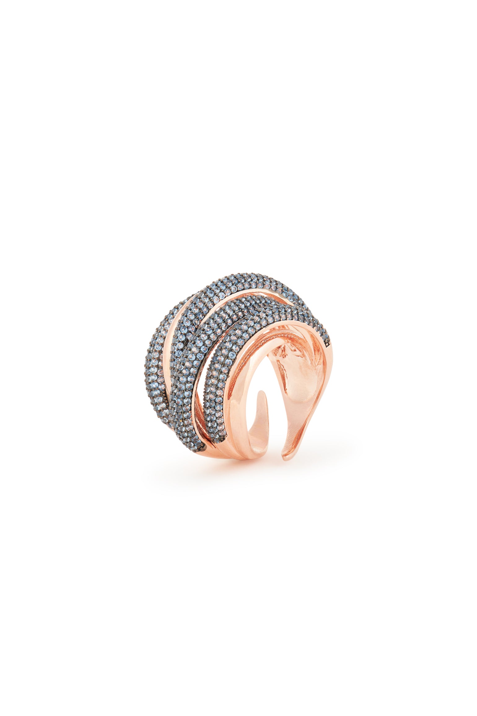 MELUSINA BIJOUX Jeans Braided Thread Ring