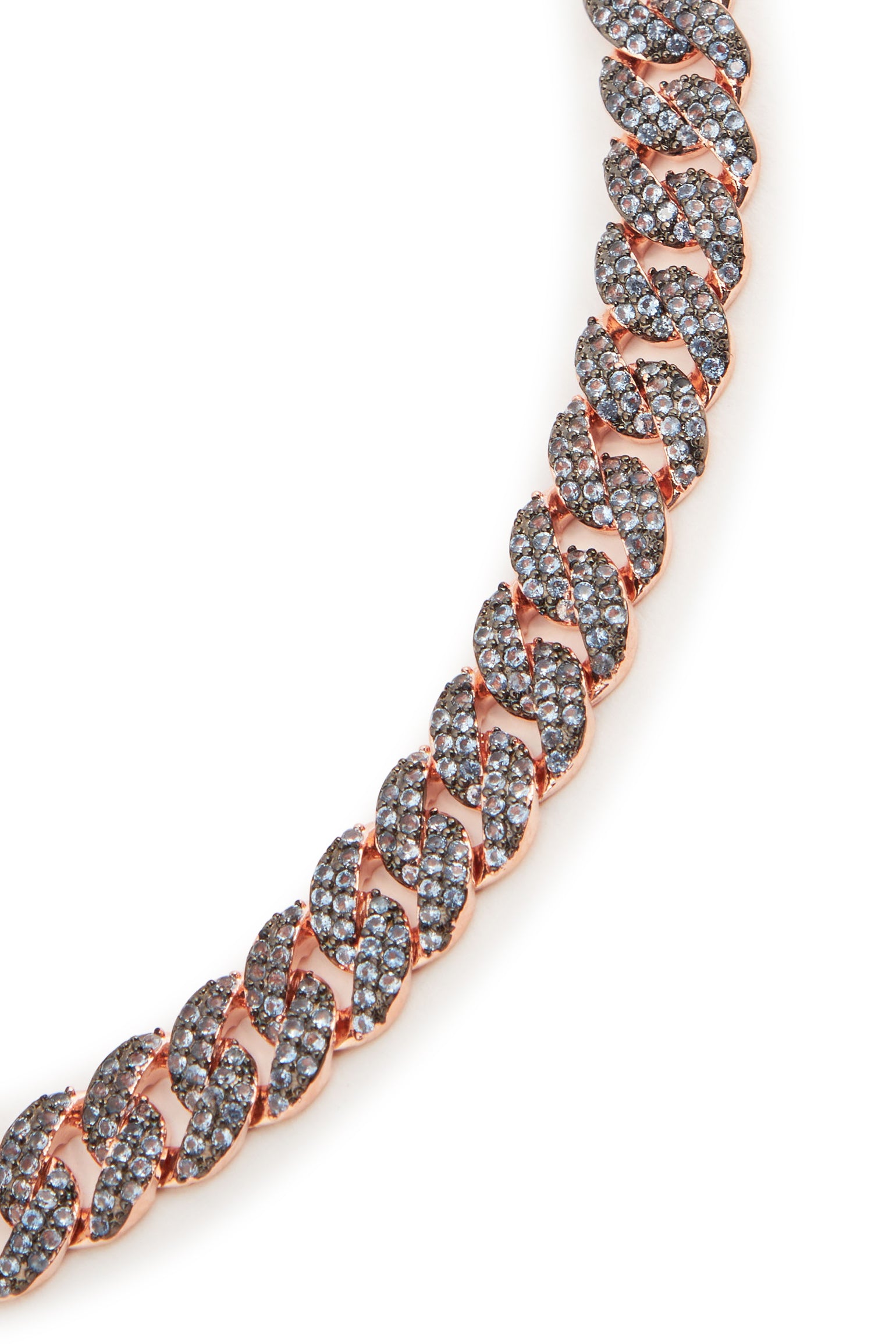 MELUSINA BIJOUX Jeans Chain Crewneck Necklace