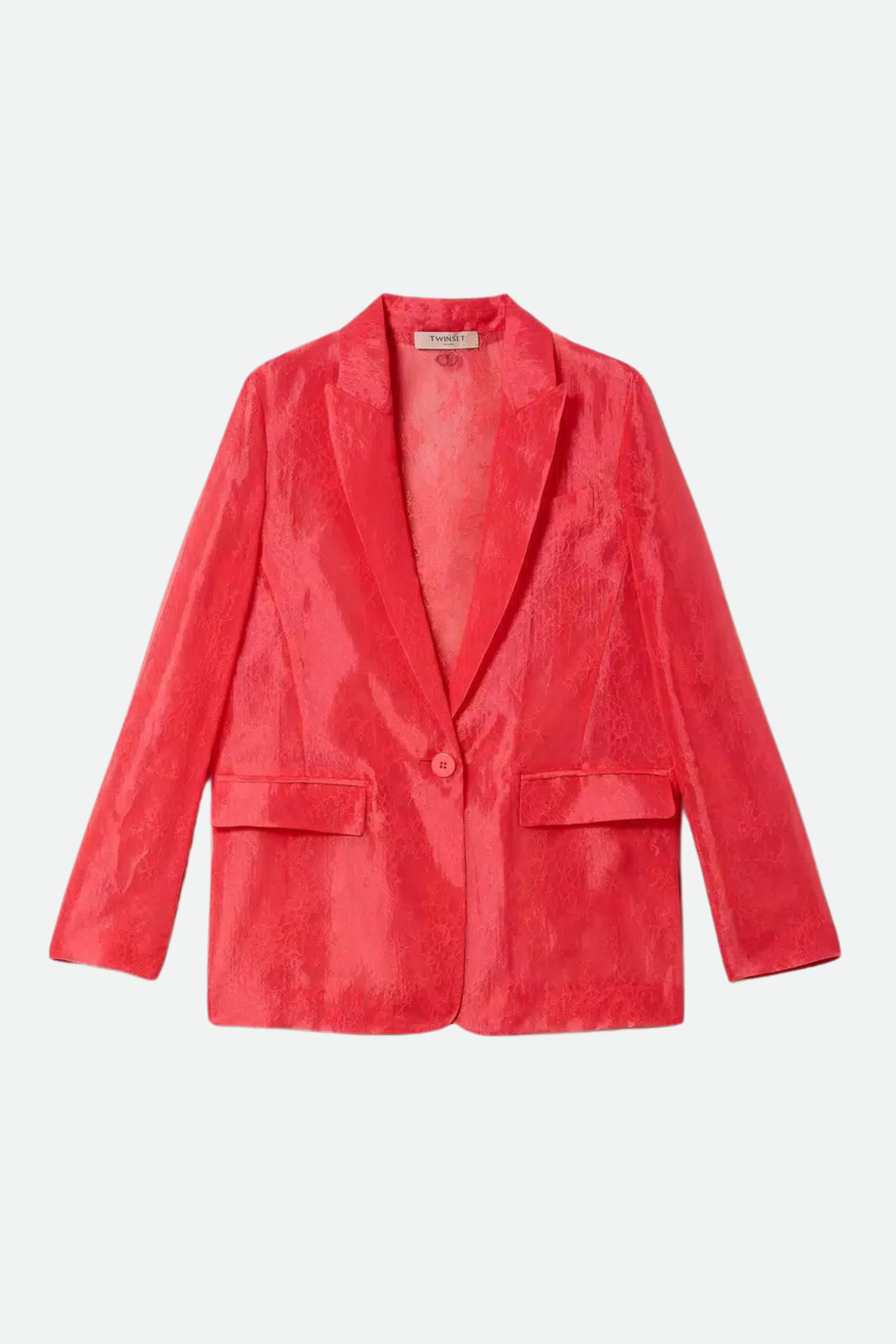 Twinset Blazer in Pizzo Rosa Azalea