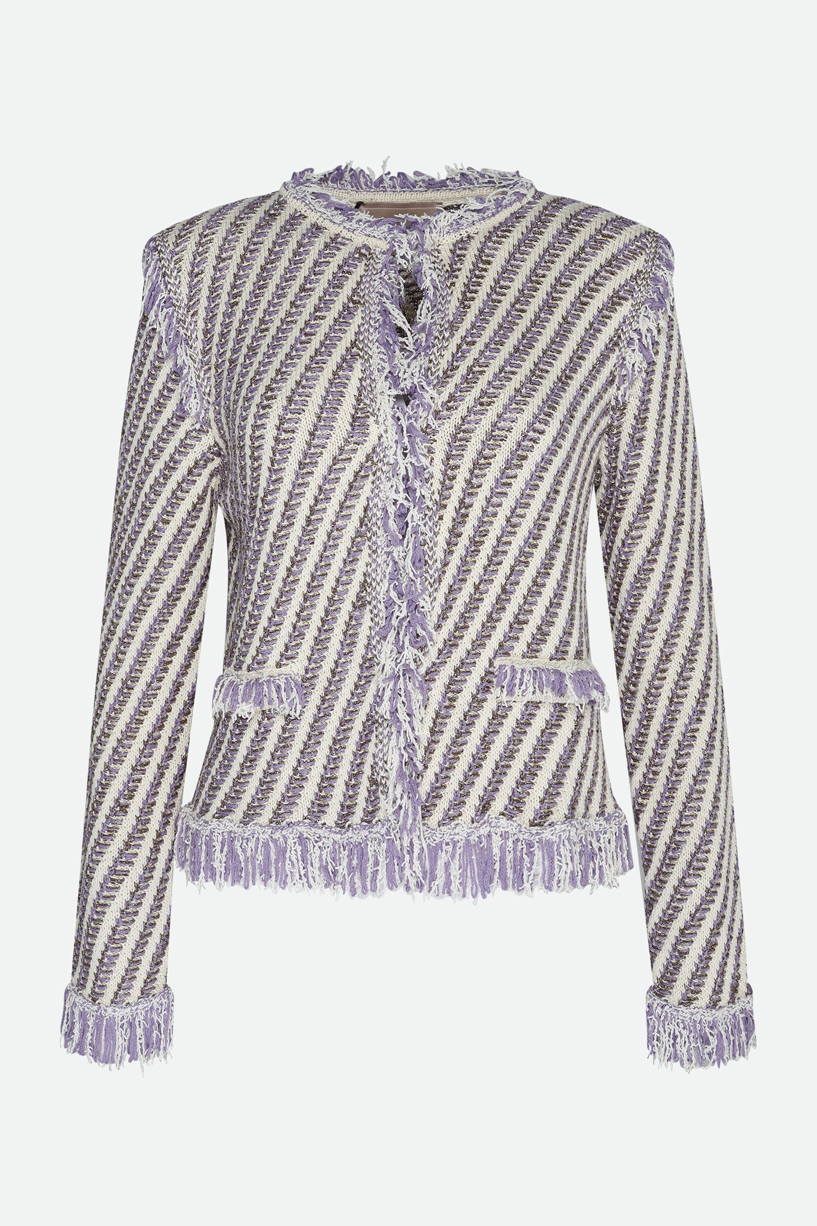 Twinset Giacca Jaquard Multicolore