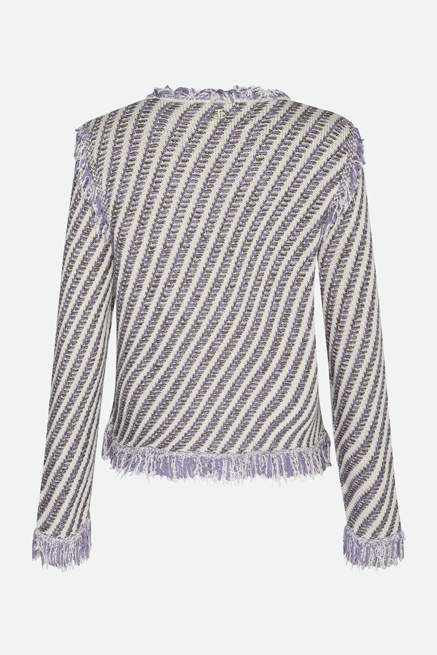 Twinset Giacca Jaquard Multicolore