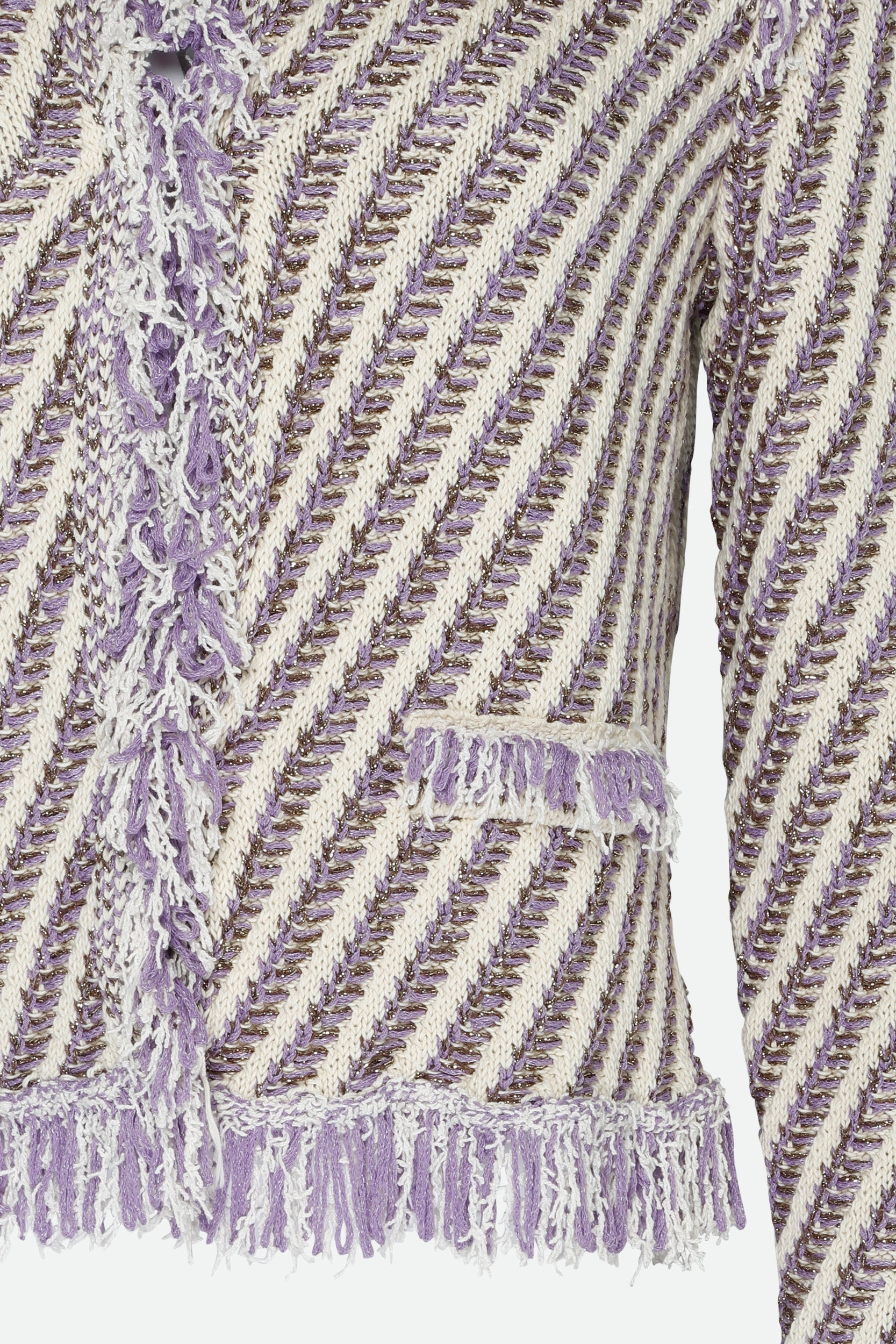 Twinset Multicolored Jacquard Jacket