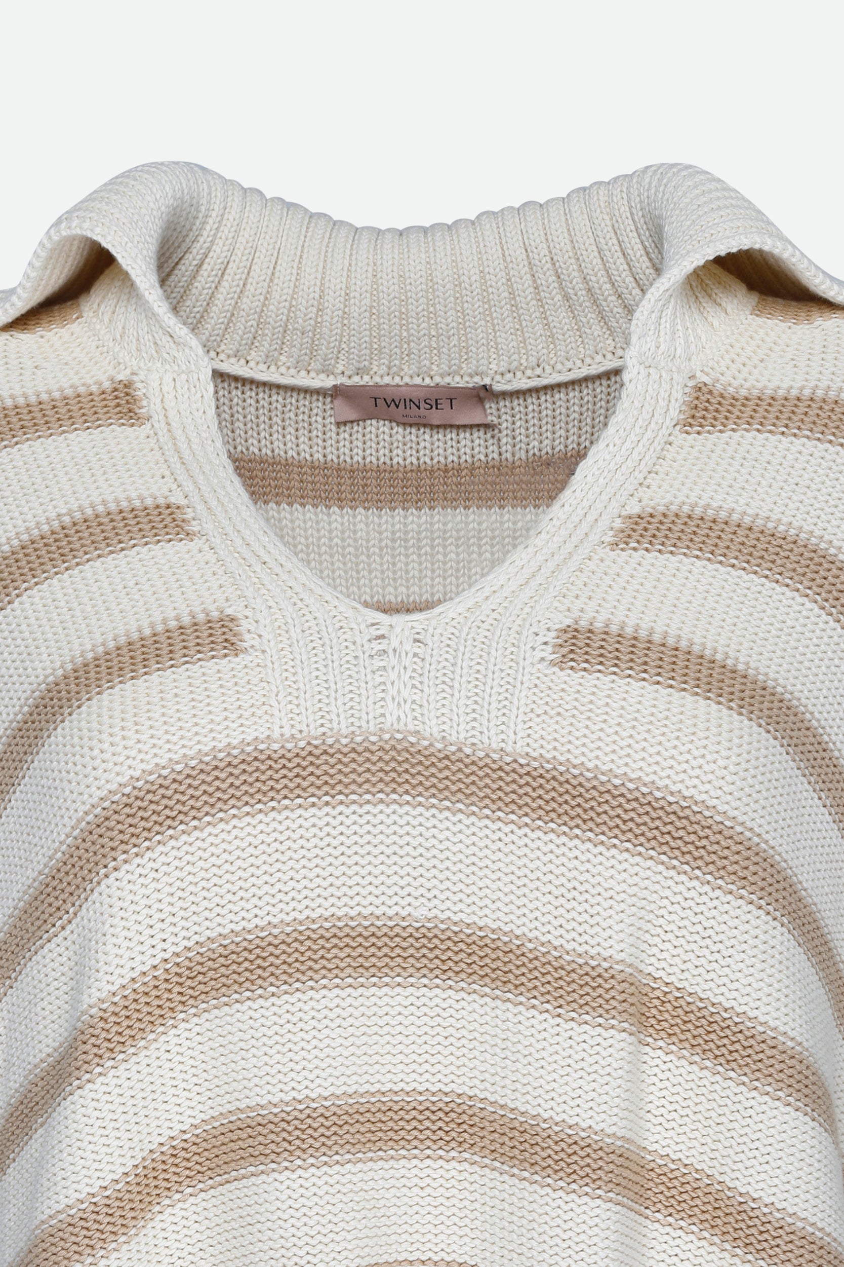 Twinset Multicolored Striped Sweater