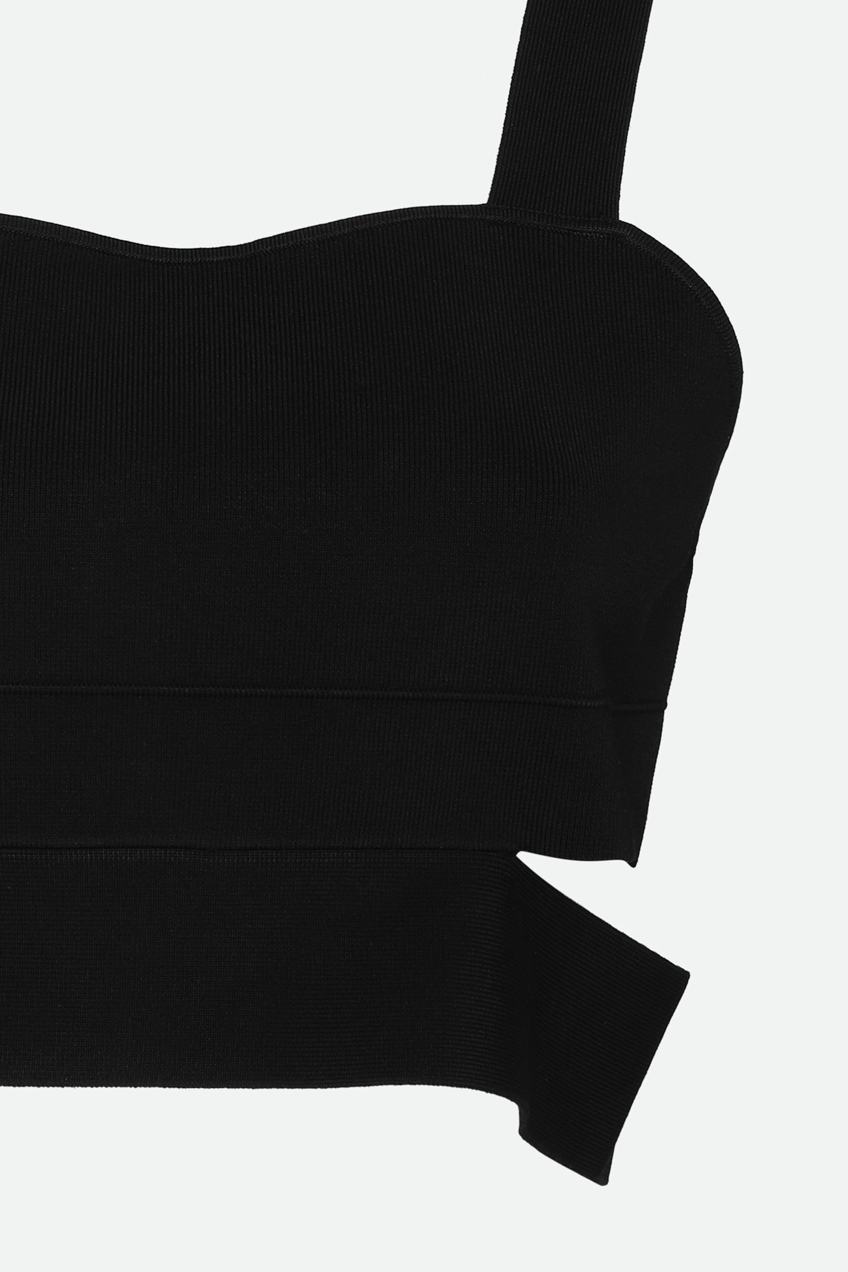 Twinset Top Crop Nero