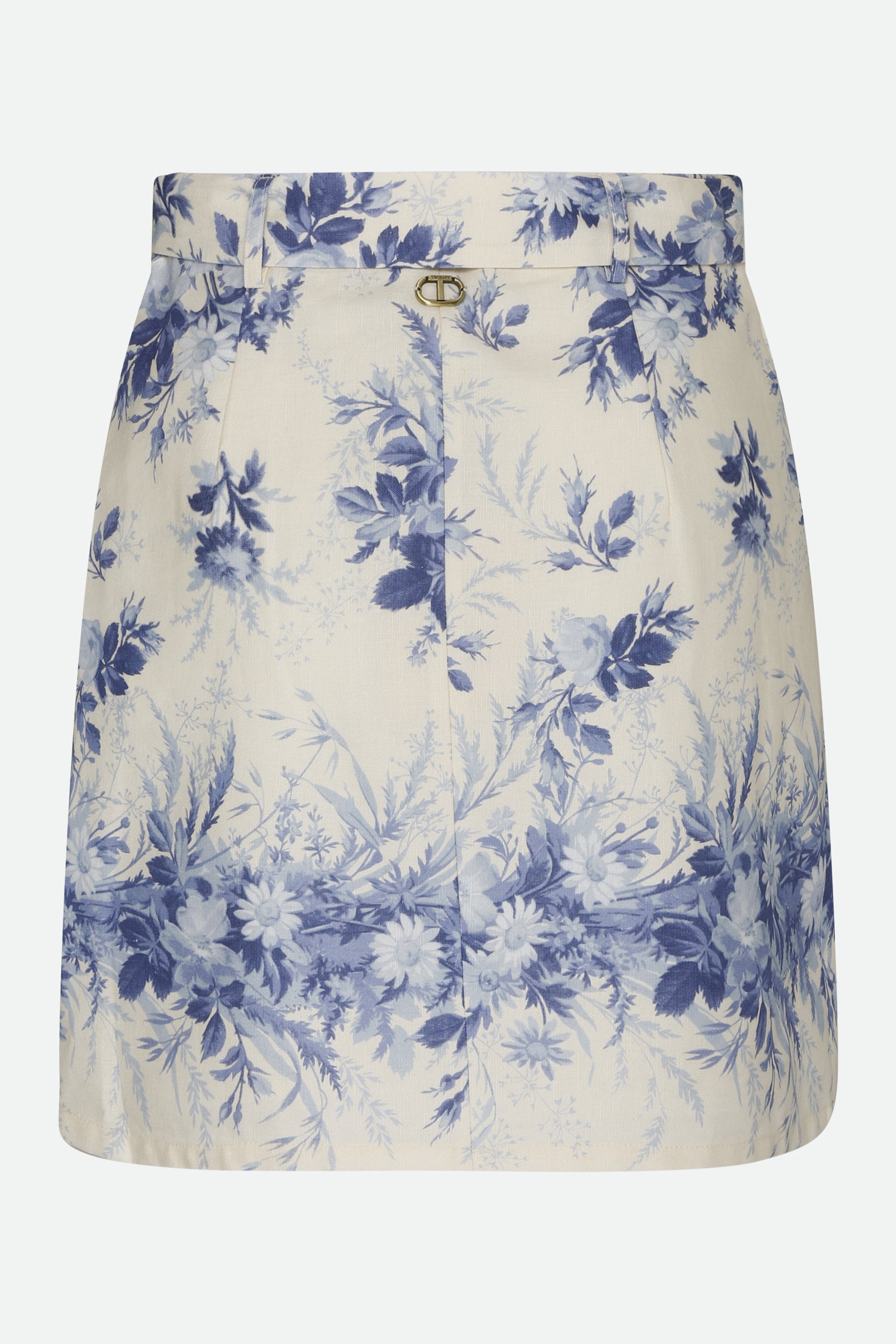 Twinset Multicolored Patterned Skirt