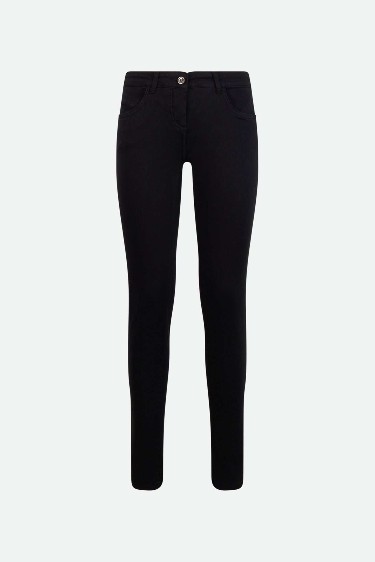 Patrizia Pepe Pantalone Denim Skinny Nero