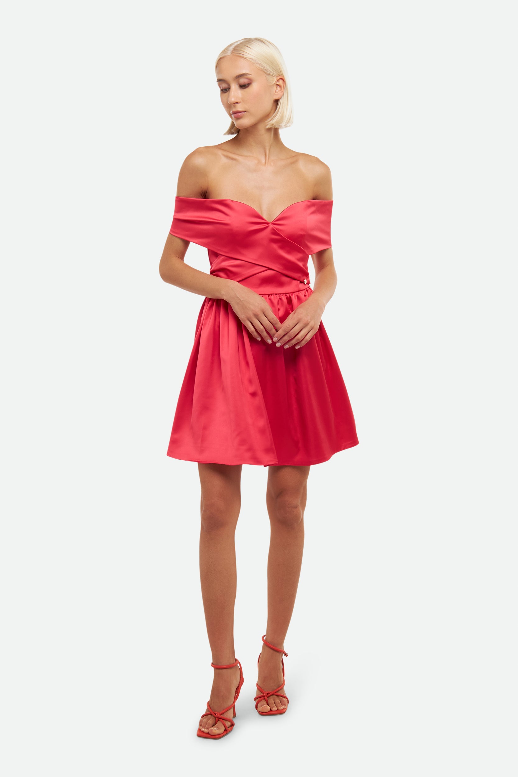 Liu Jo Coral Satin Dress