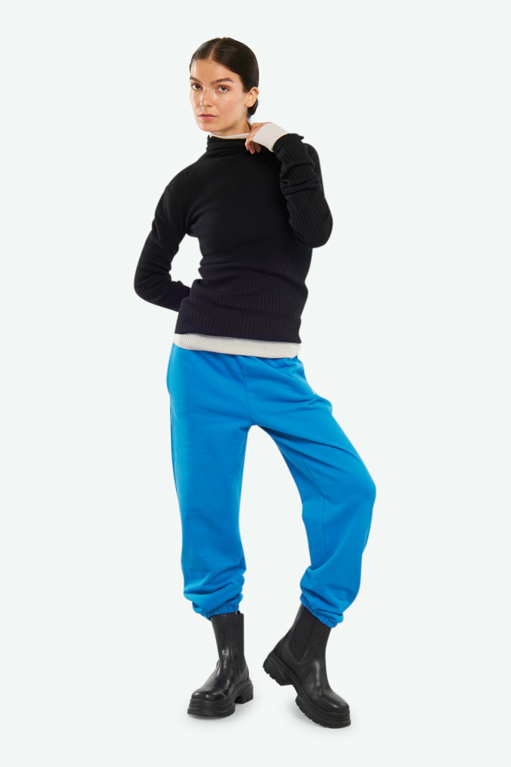 Patrizia Pepe Blue Jogging Pants