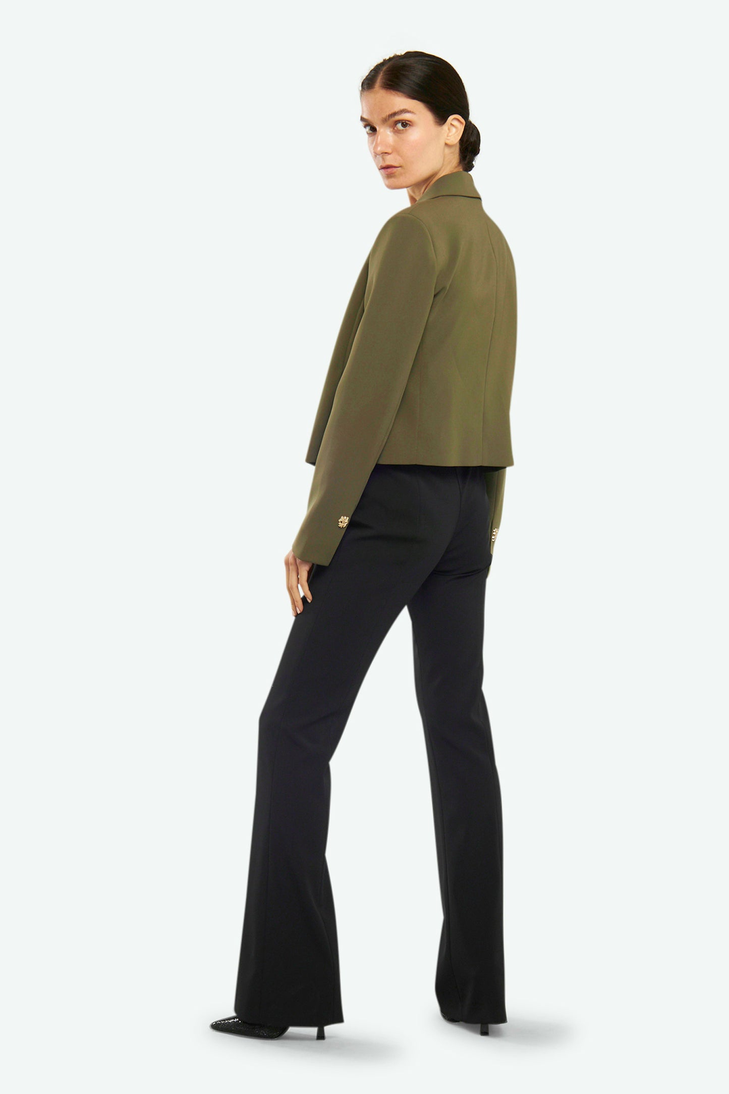 Patrizia Pepe Pantalone Vita Alta Nero