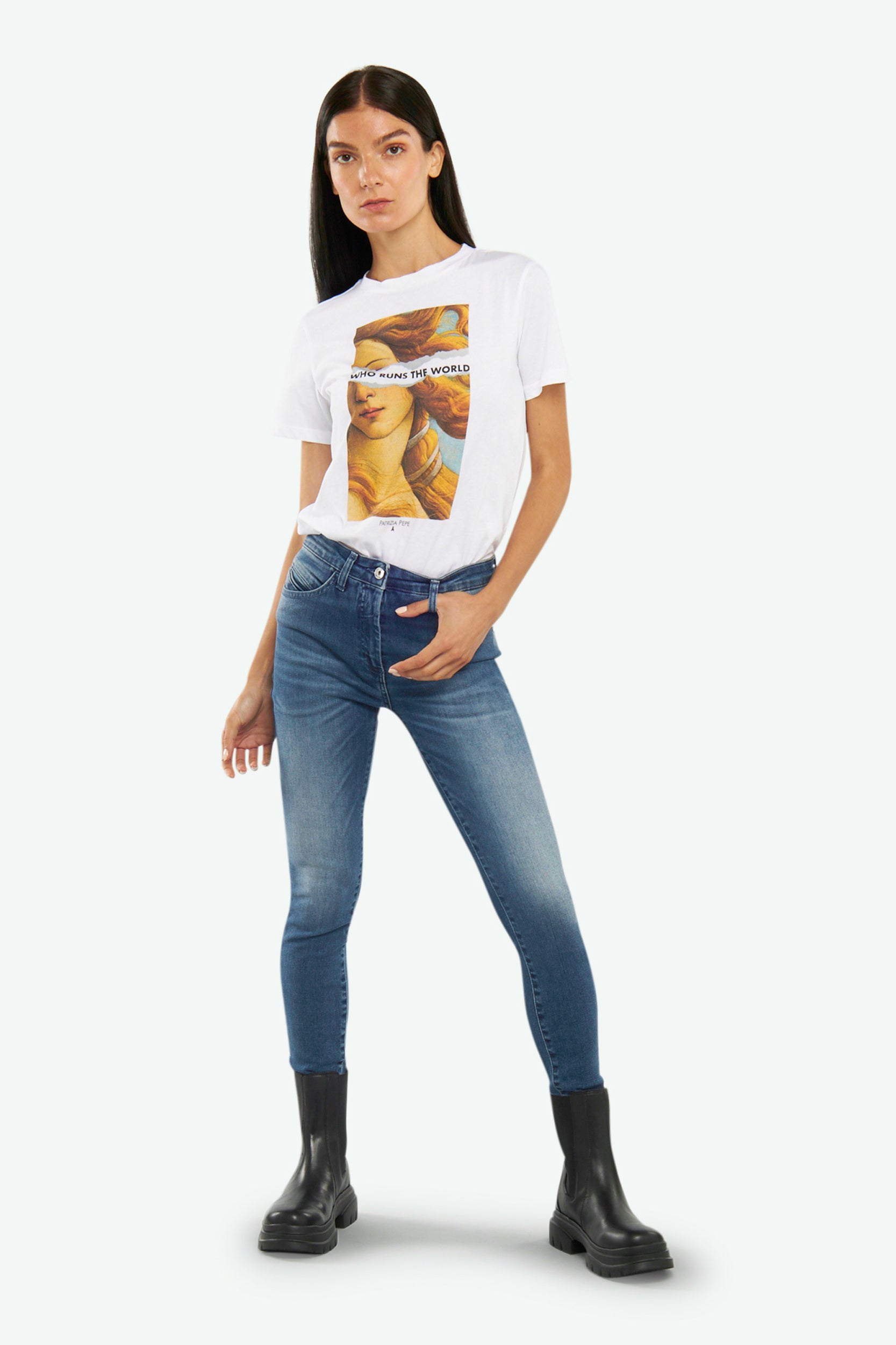 Patrizia Pepe T-Shirt Bianca