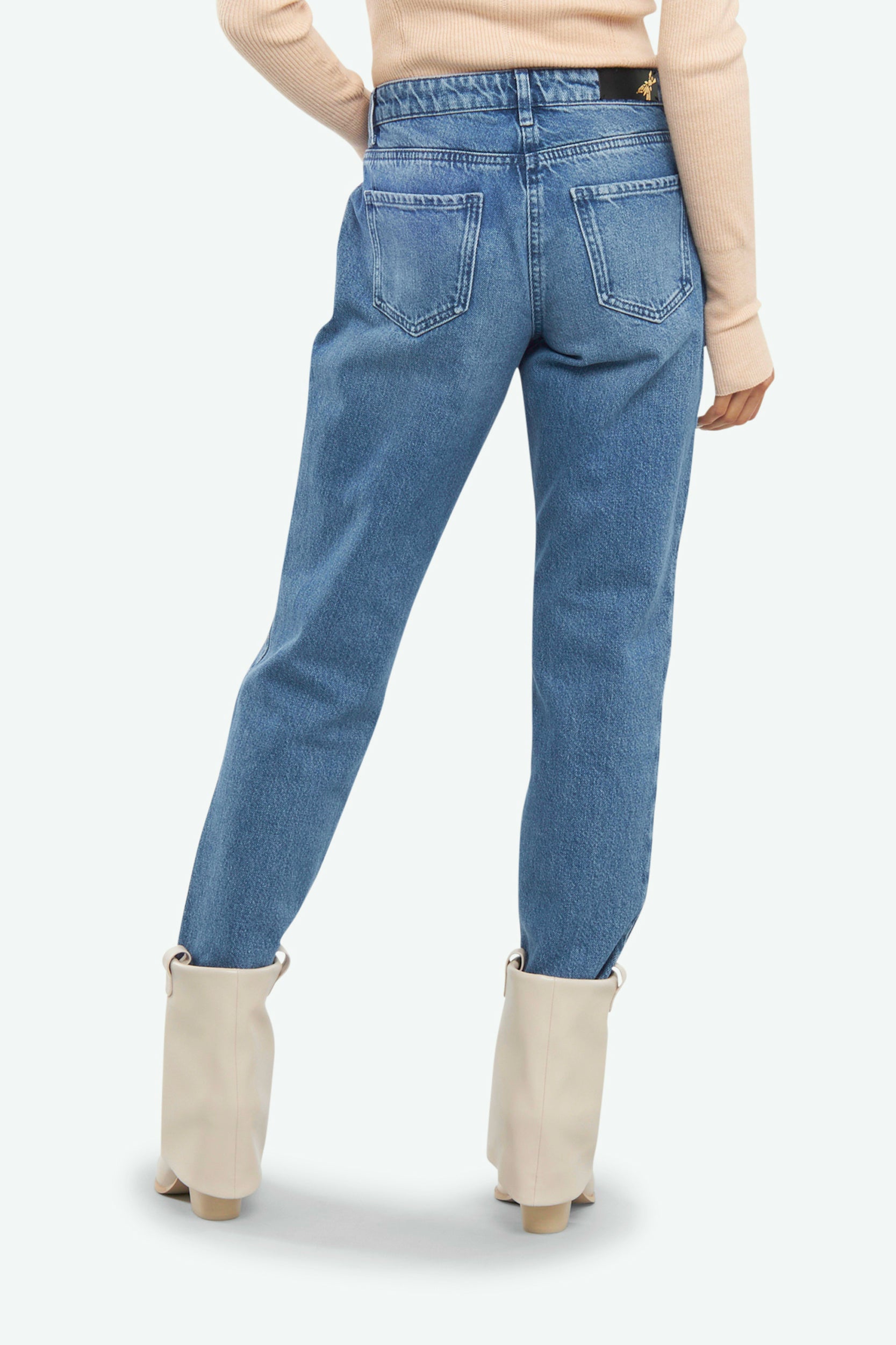 Patrizia Pepe Blue Denim Trousers
