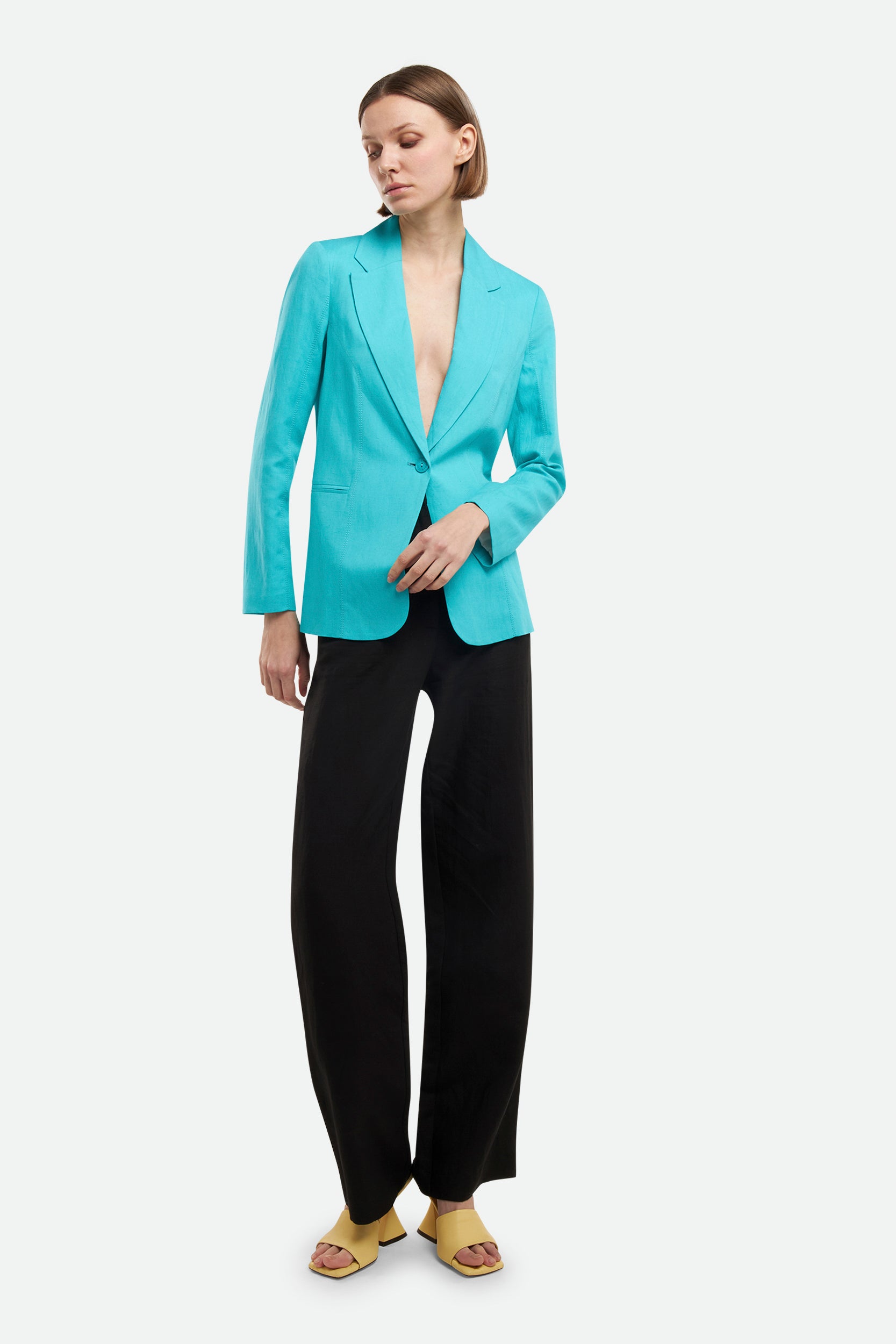 Patrizia Pepe Turquoise Blazer