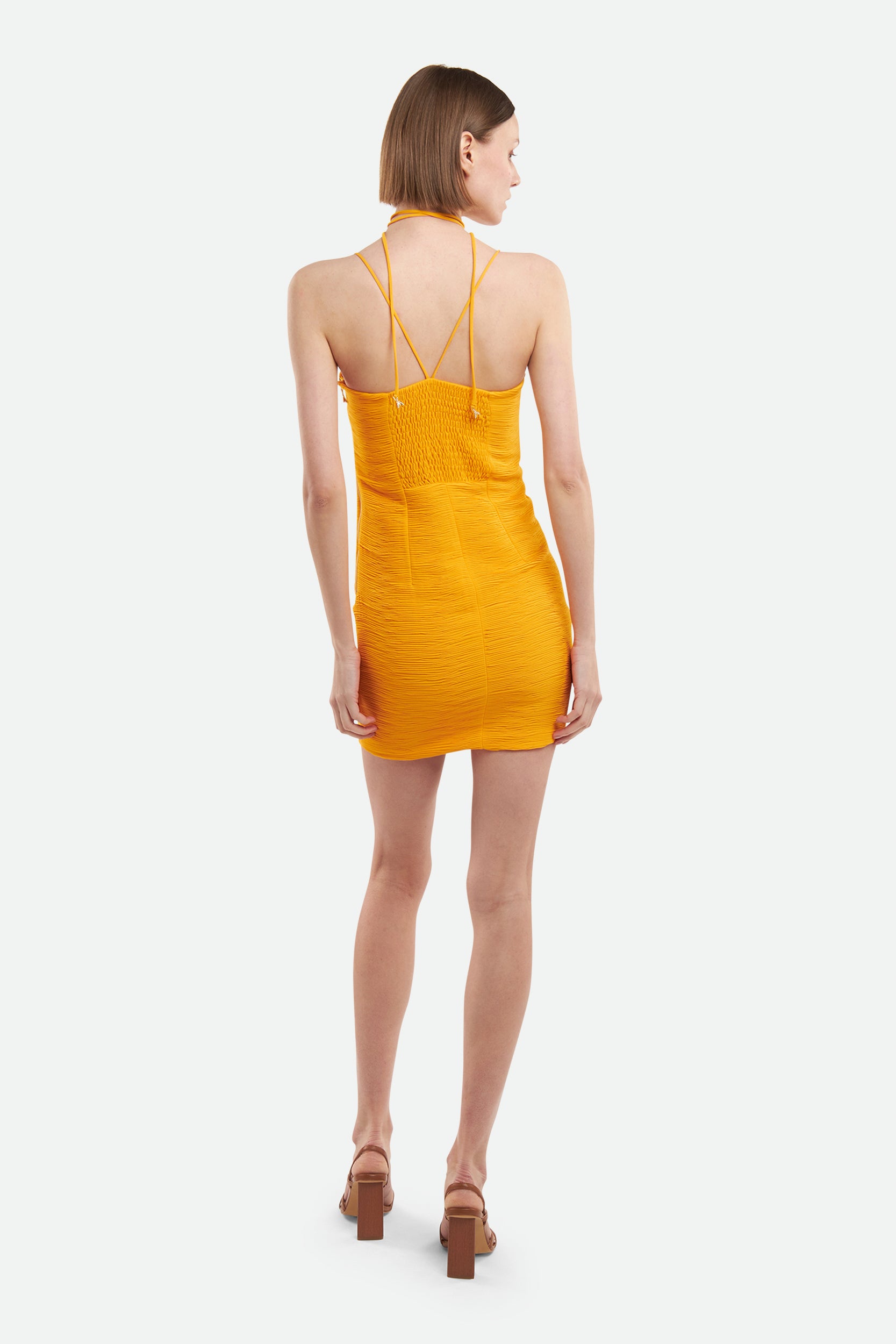 Patrizia Pepe Abito Tubino Arancione