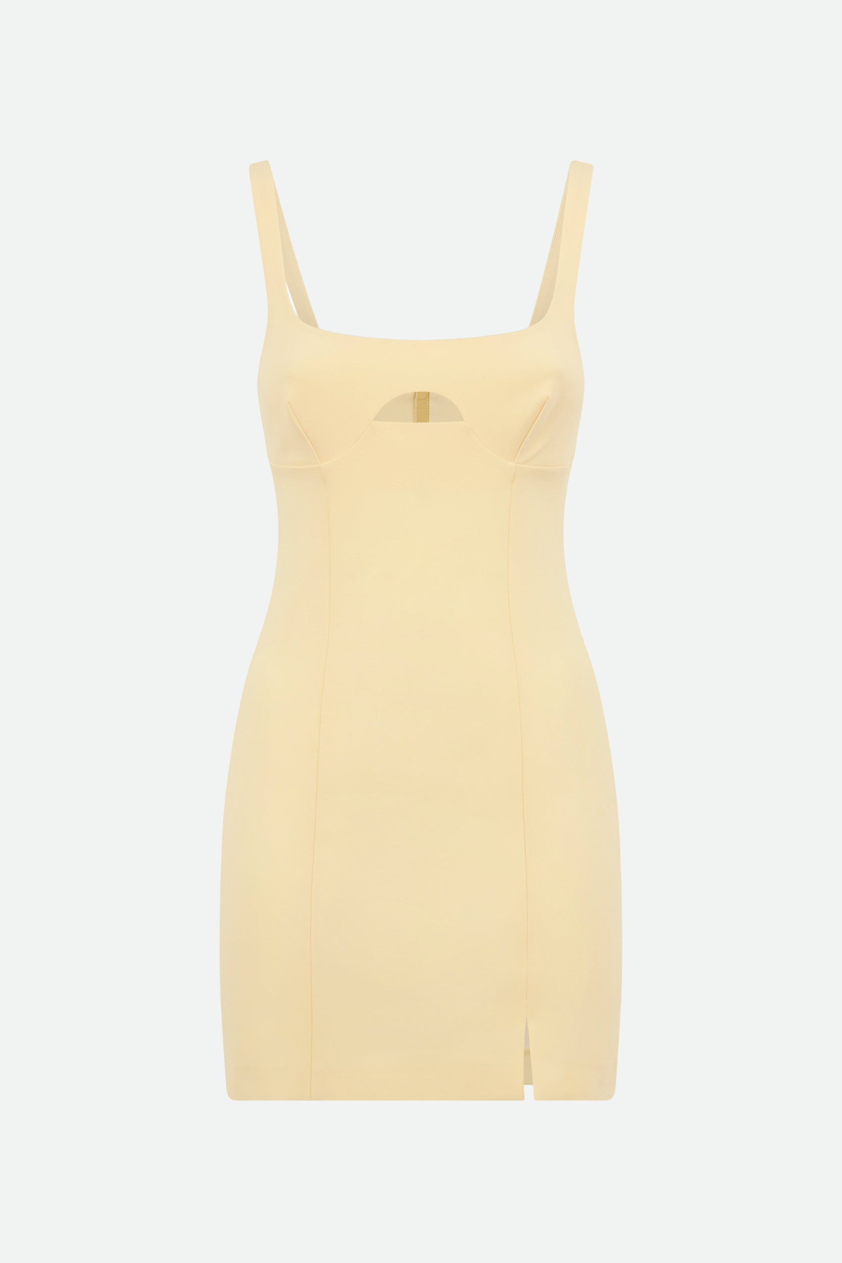 Patrizia Pepe Yellow Mini Dress