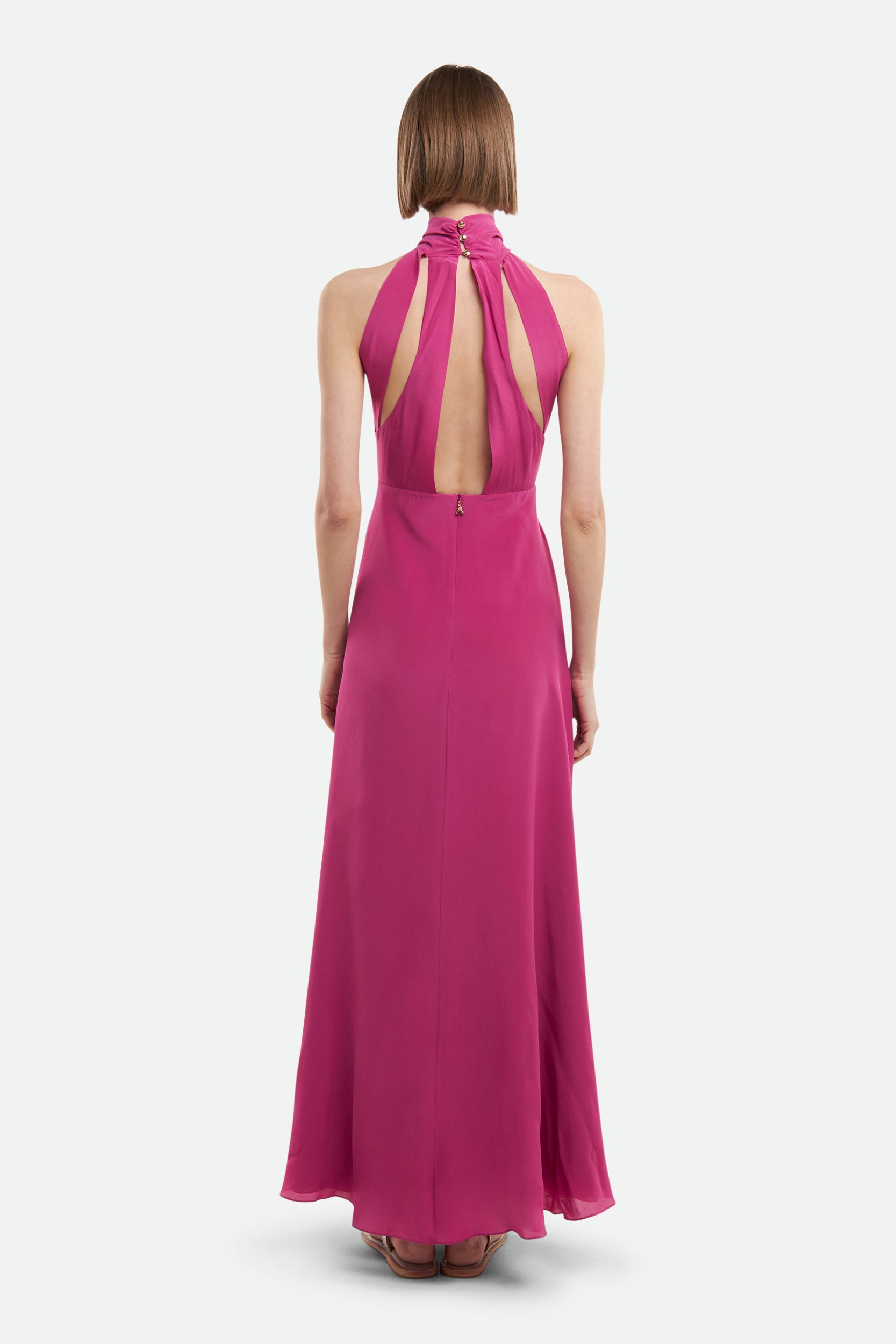 Patrizia Pepe Abito Lungo Fucsia