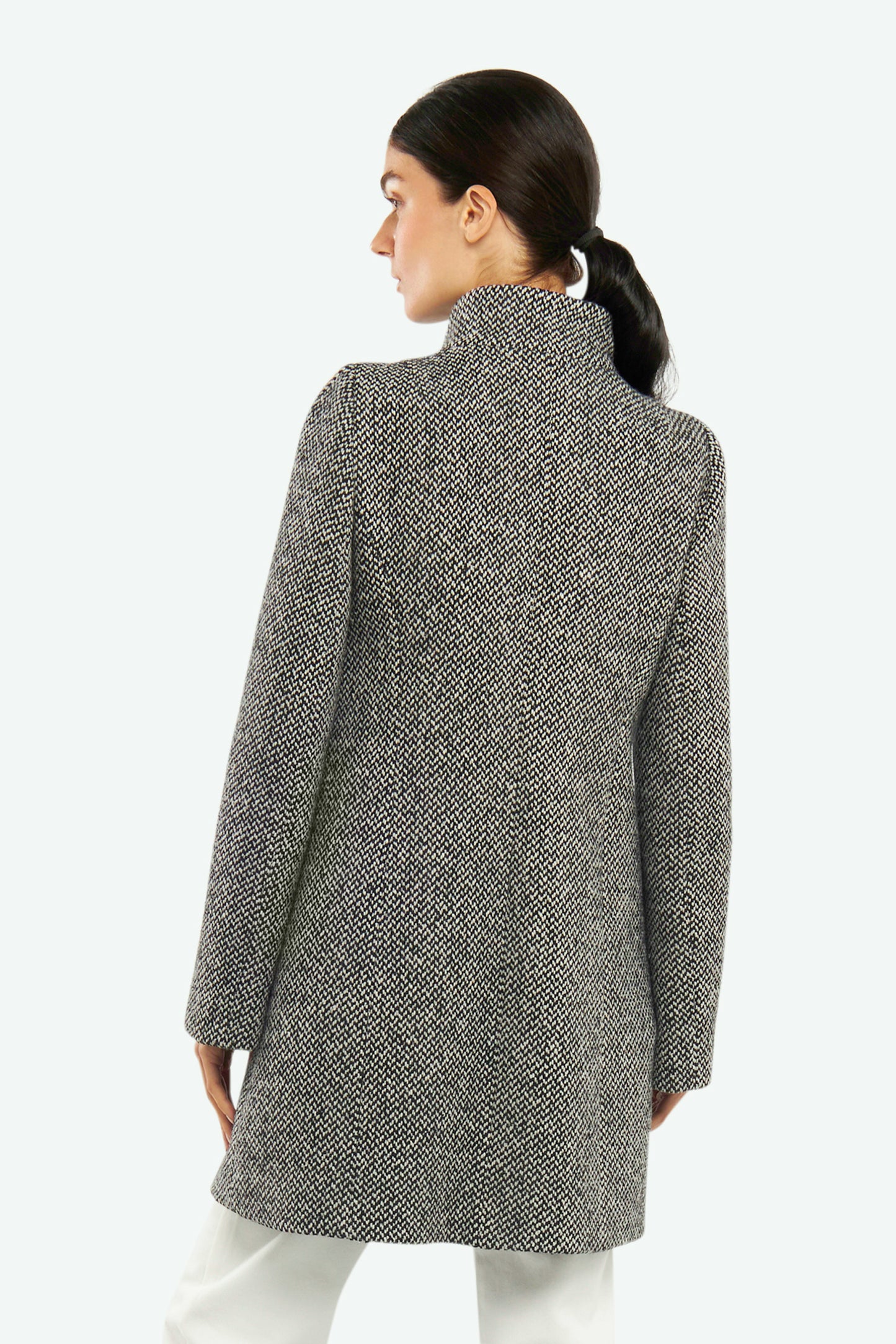 Patrizia Pepe Cappotto Bianco e Nero