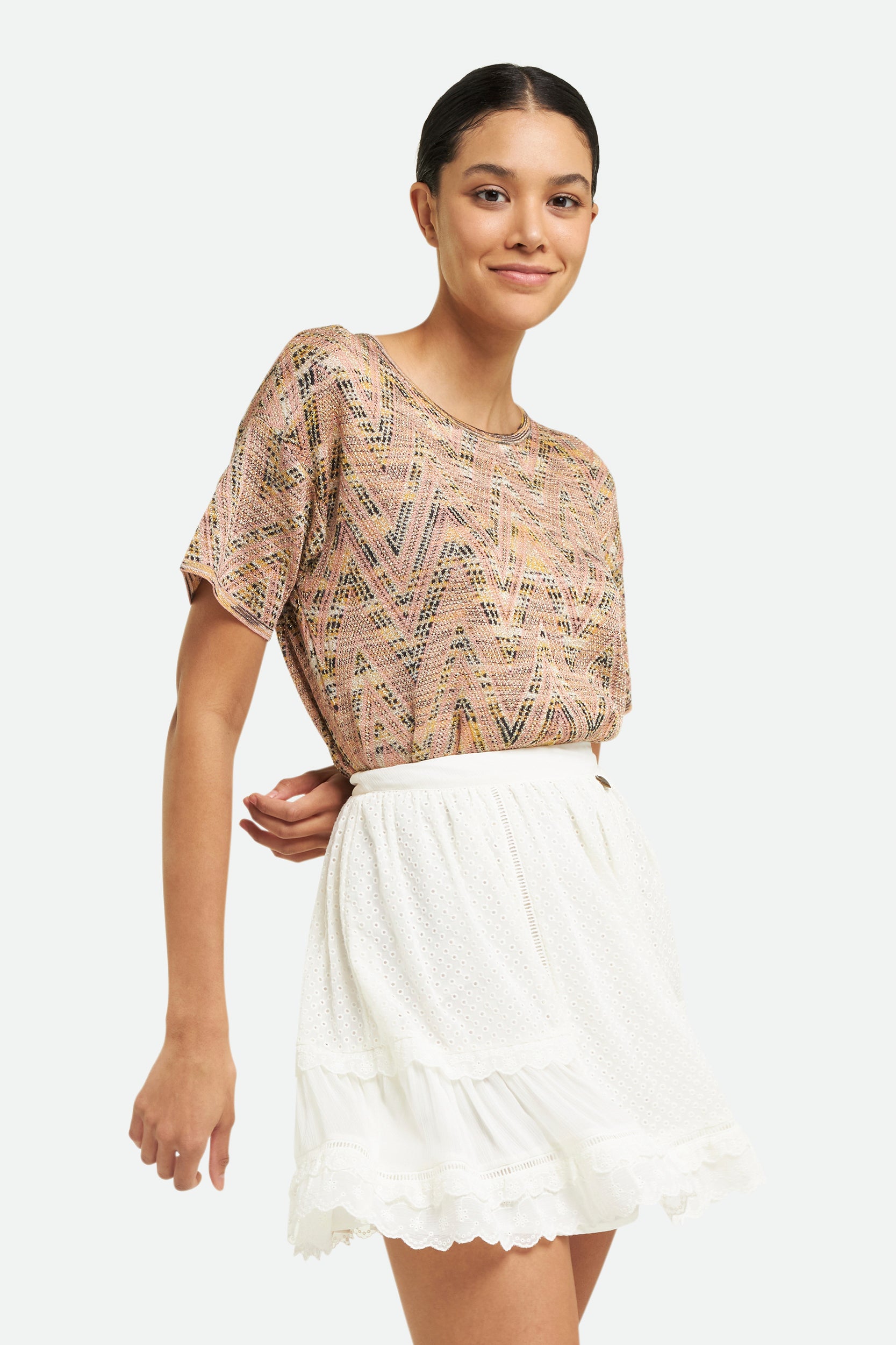 M Missoni Beige T-shirt