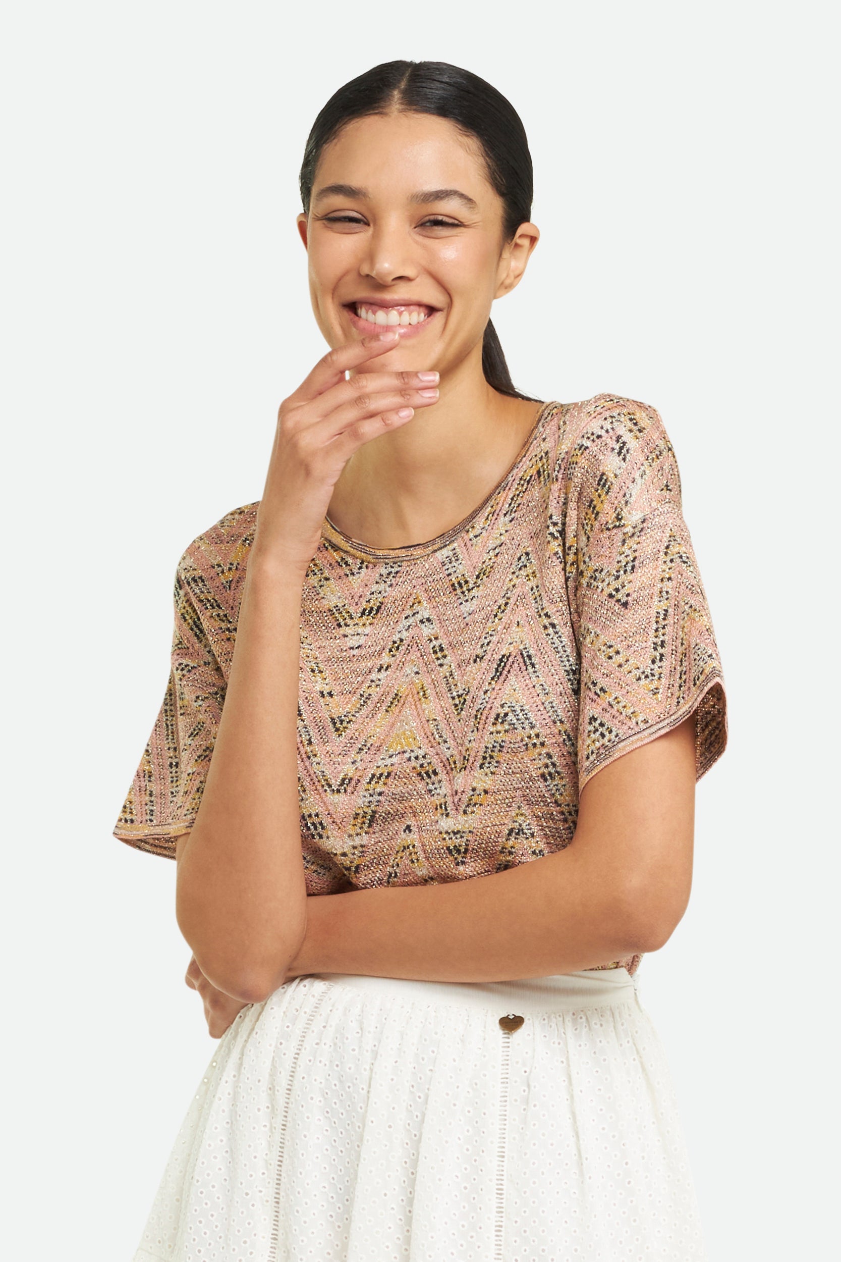 M Missoni Beige T-shirt