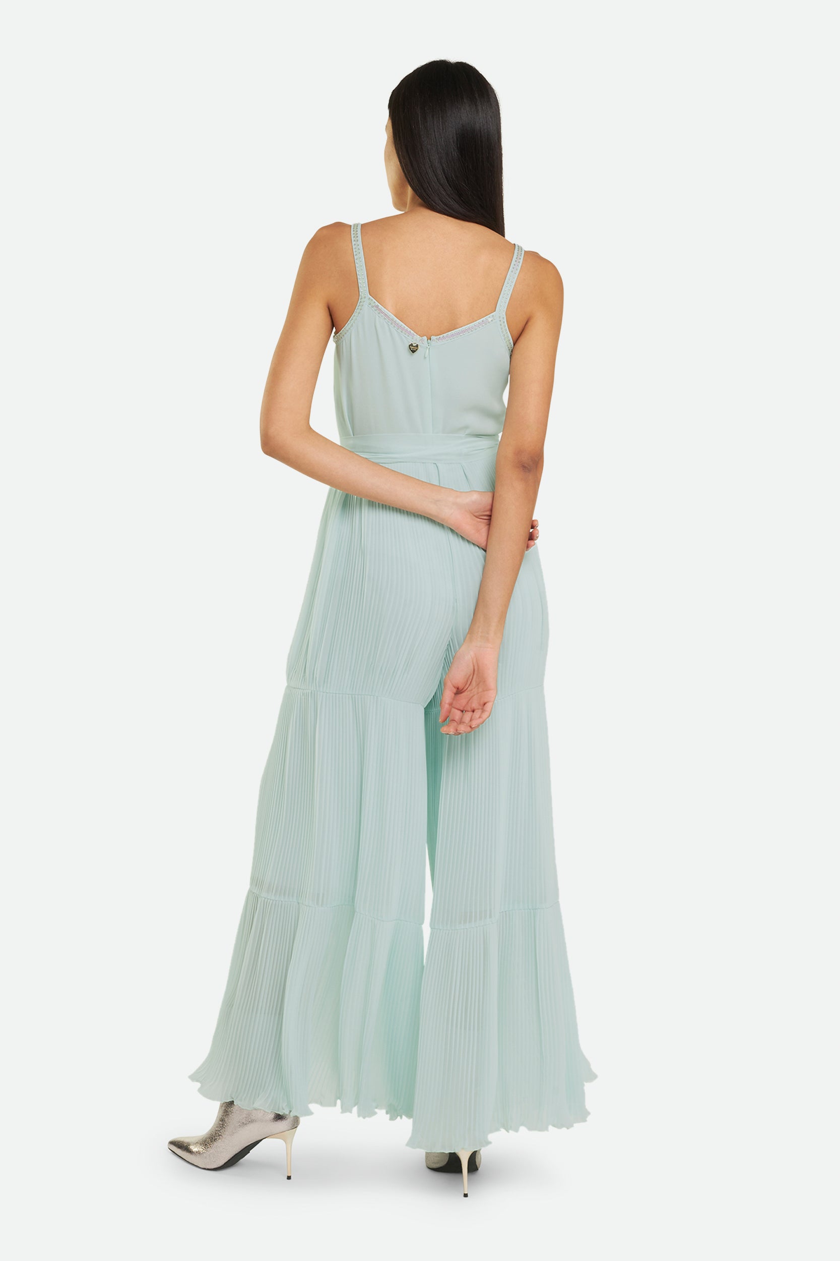 Twinset Tuta Lunga Azzurra