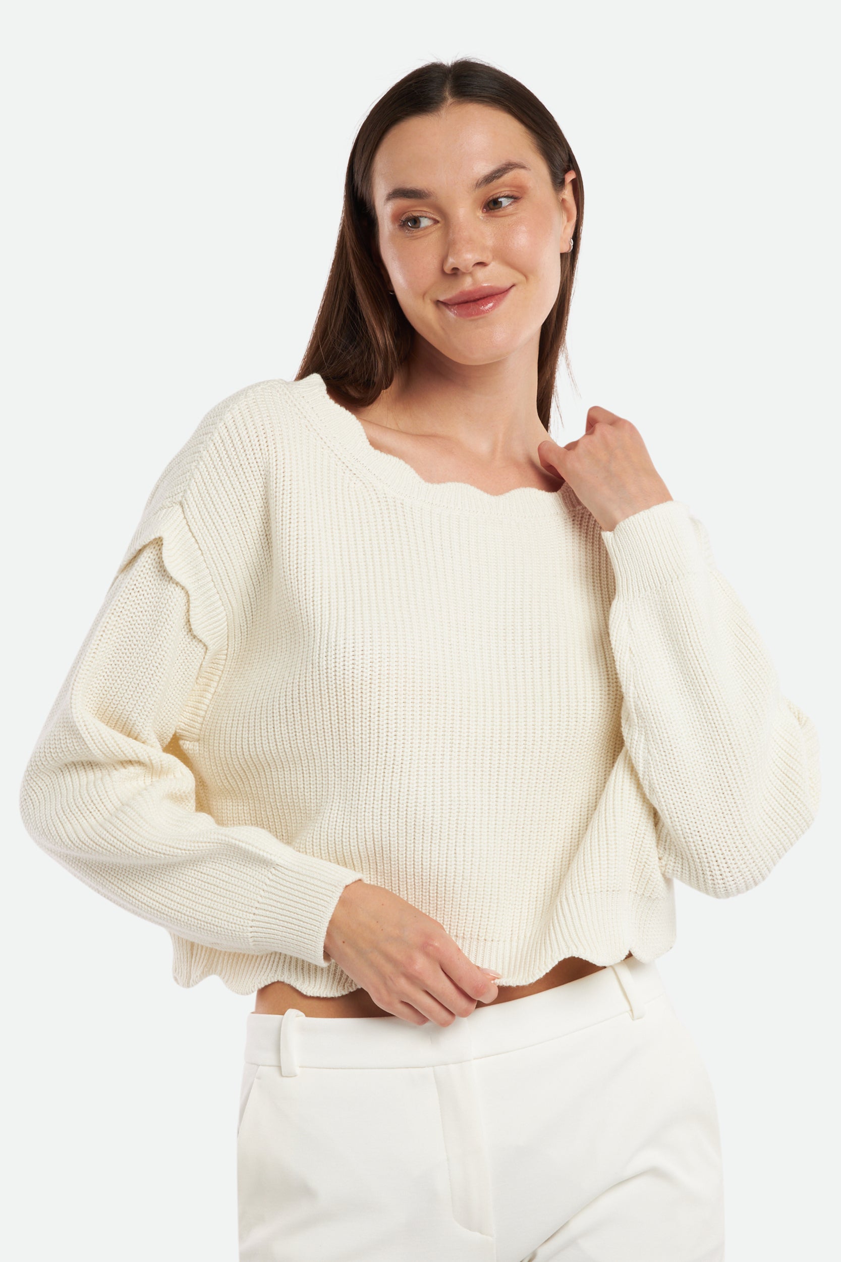 Twinset Boxy Snow Jersey