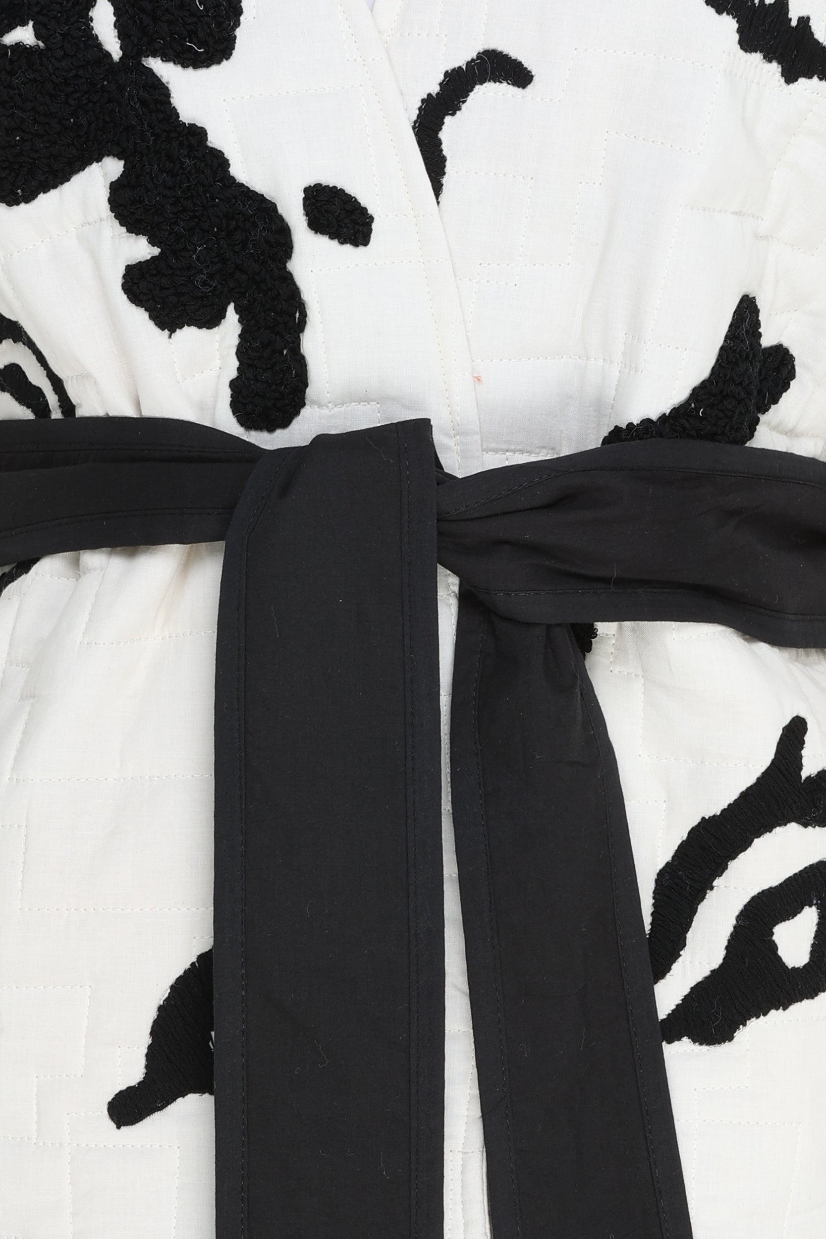 Alysi White Kimono Down Jacket