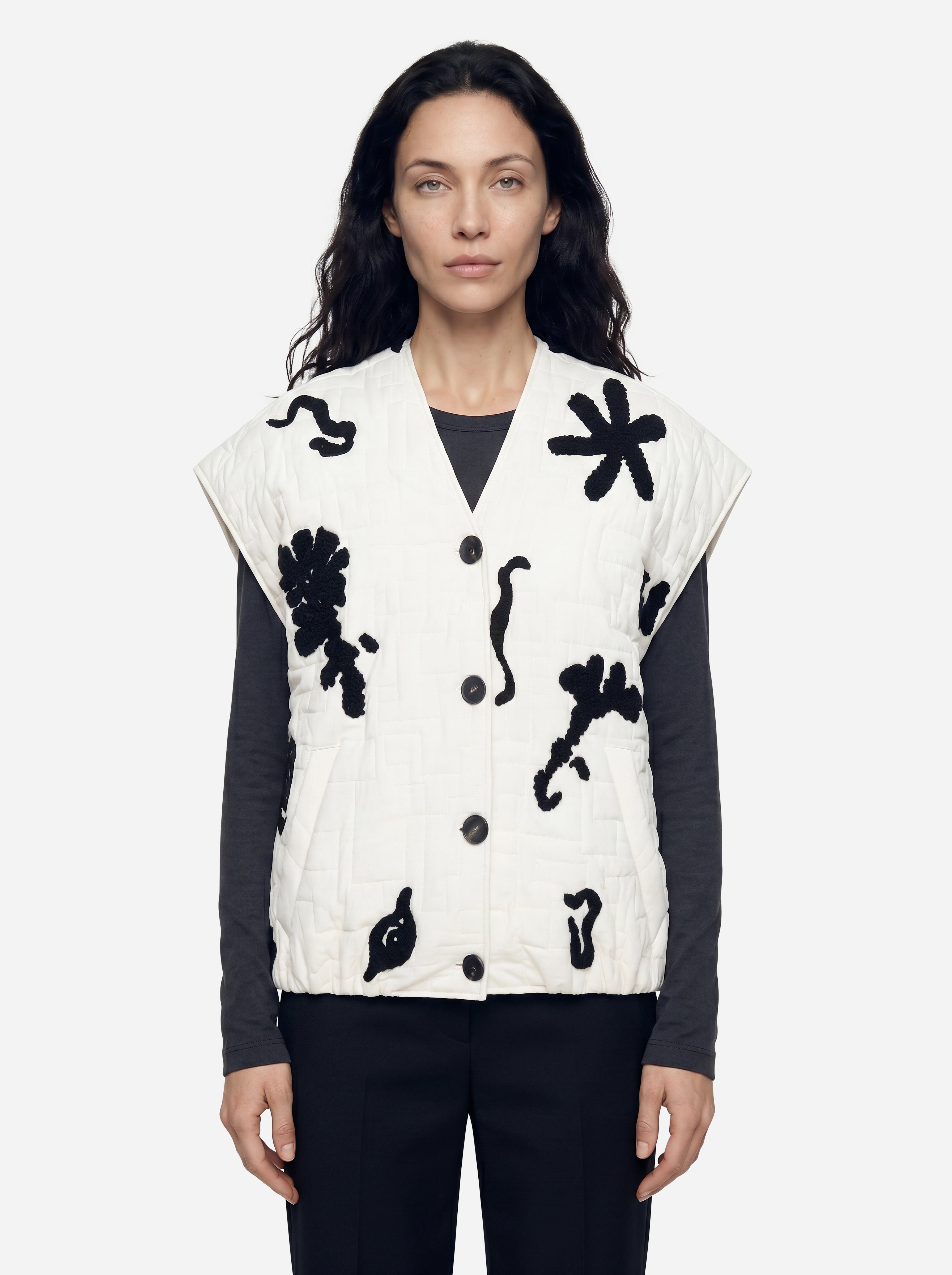 Alysi Butter Sleeveless Down Jacket