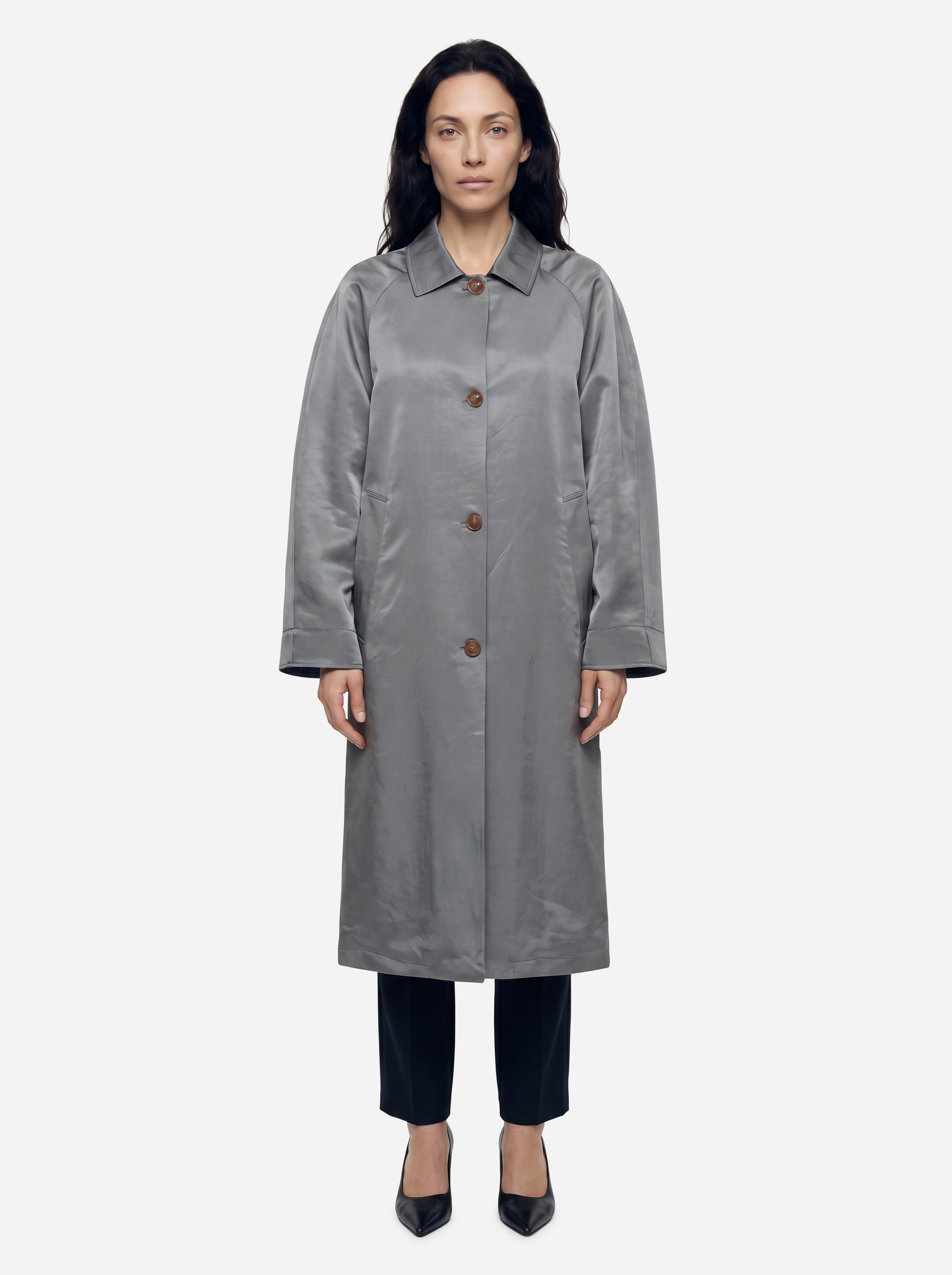 Alysi Trench Grey
