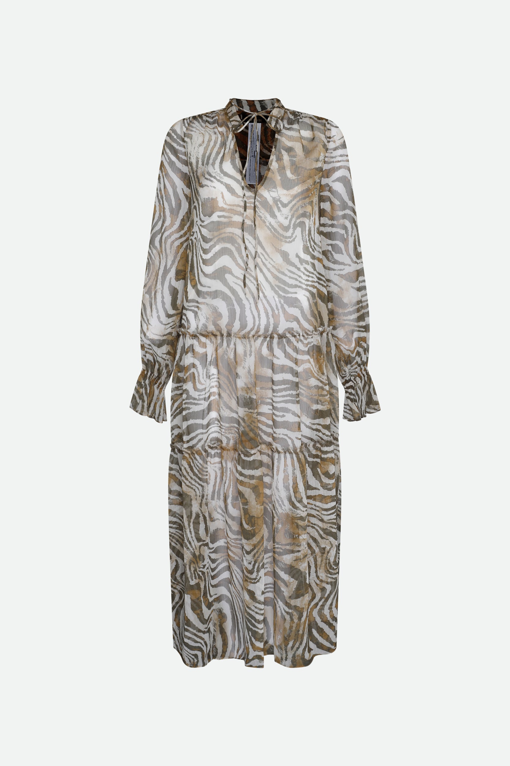 Twinset Long Animal Print Dress