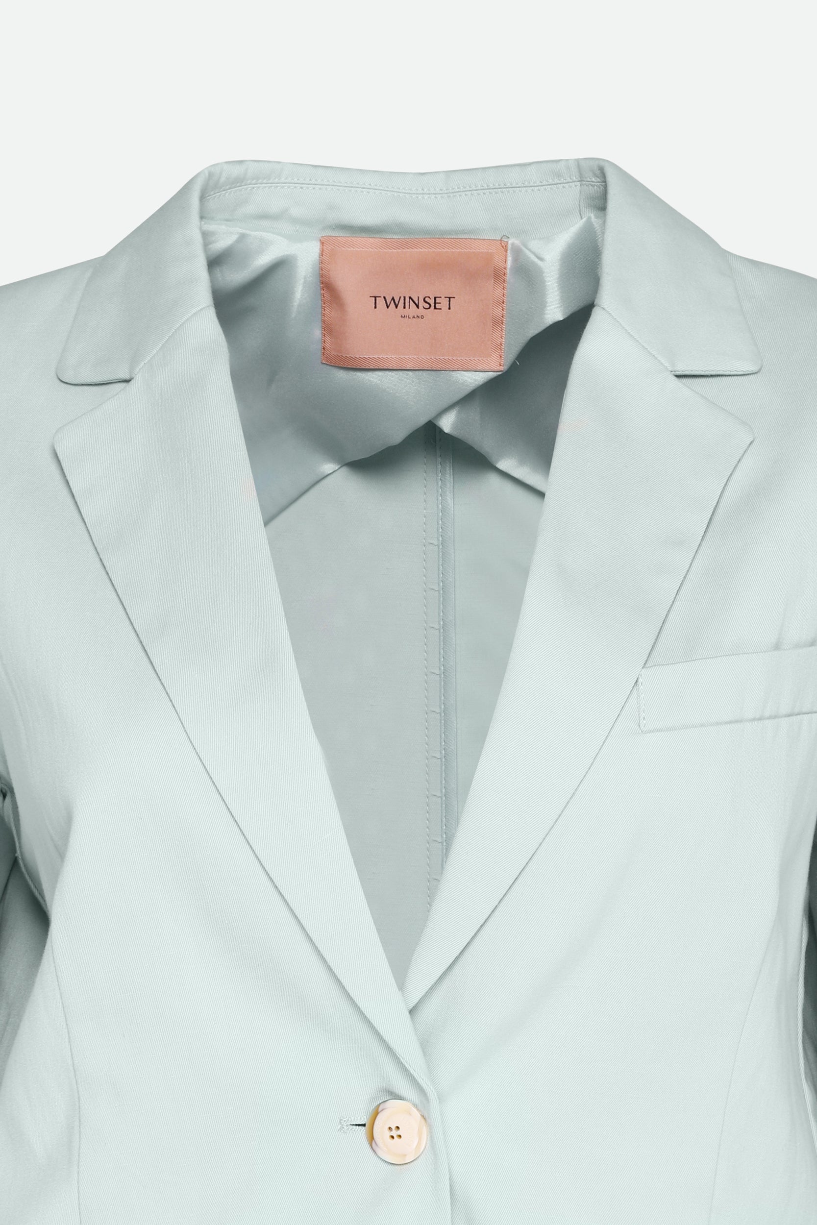 Twinset Blazer Mixed Linen Agave