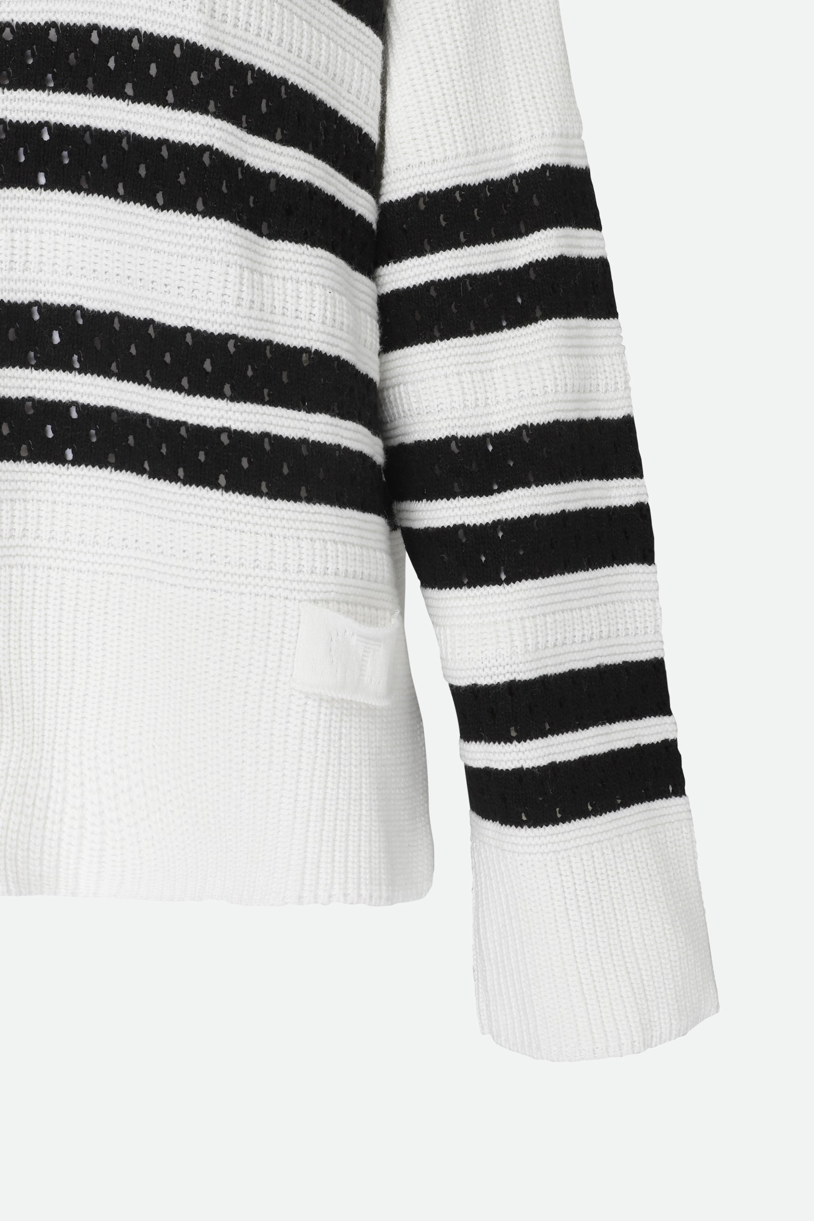 Twinset Maglioncino Treecot Bianco e Nero